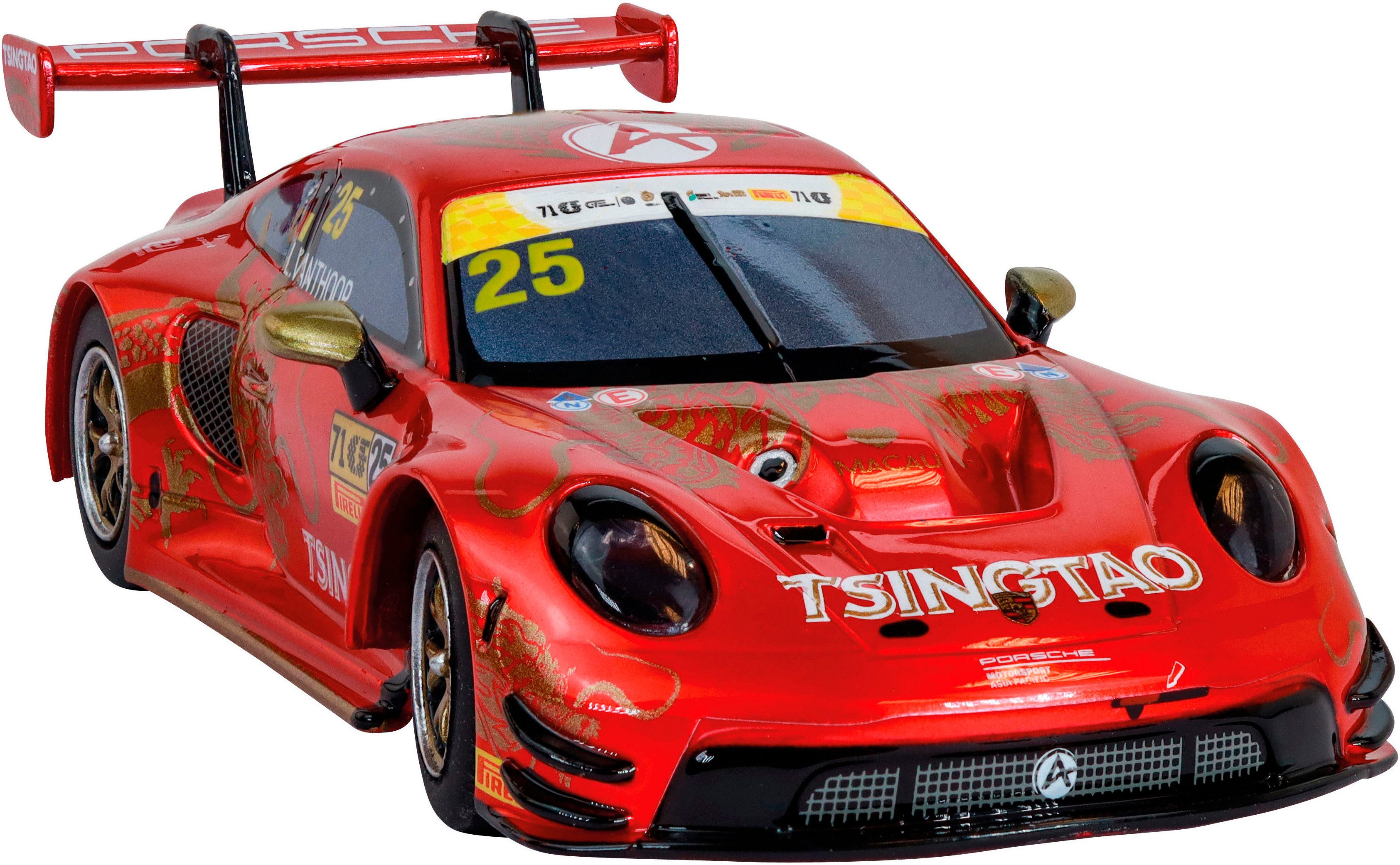 Carrera® Rennbahn-Auto Carrera Hybrid Porsche 911 GT3 R 'Absolute Racing, No.25' Macao, mit Licht und Sound