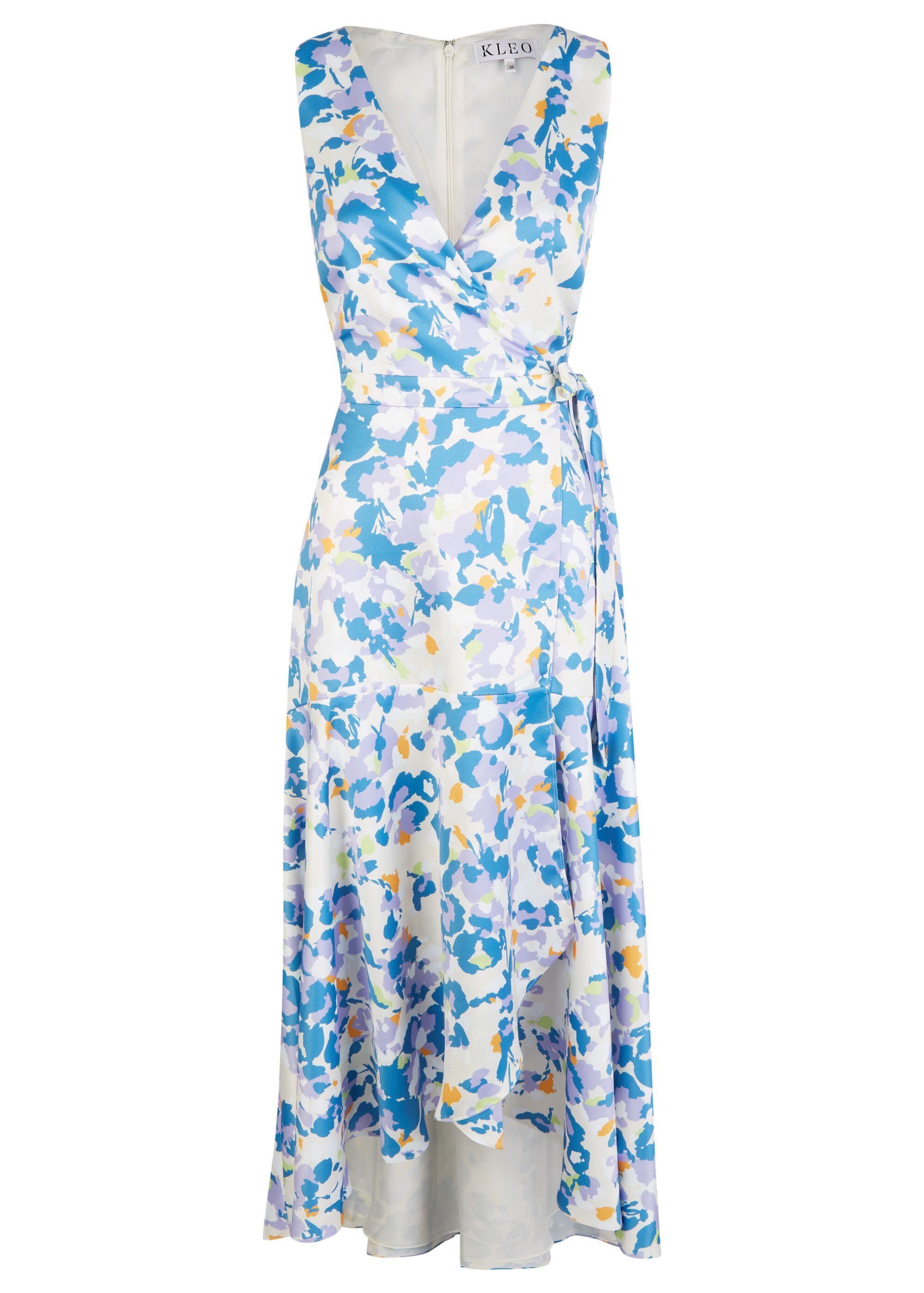 Kleo Abendkleid (1-tlg) fließender Satin im günstig online kaufen