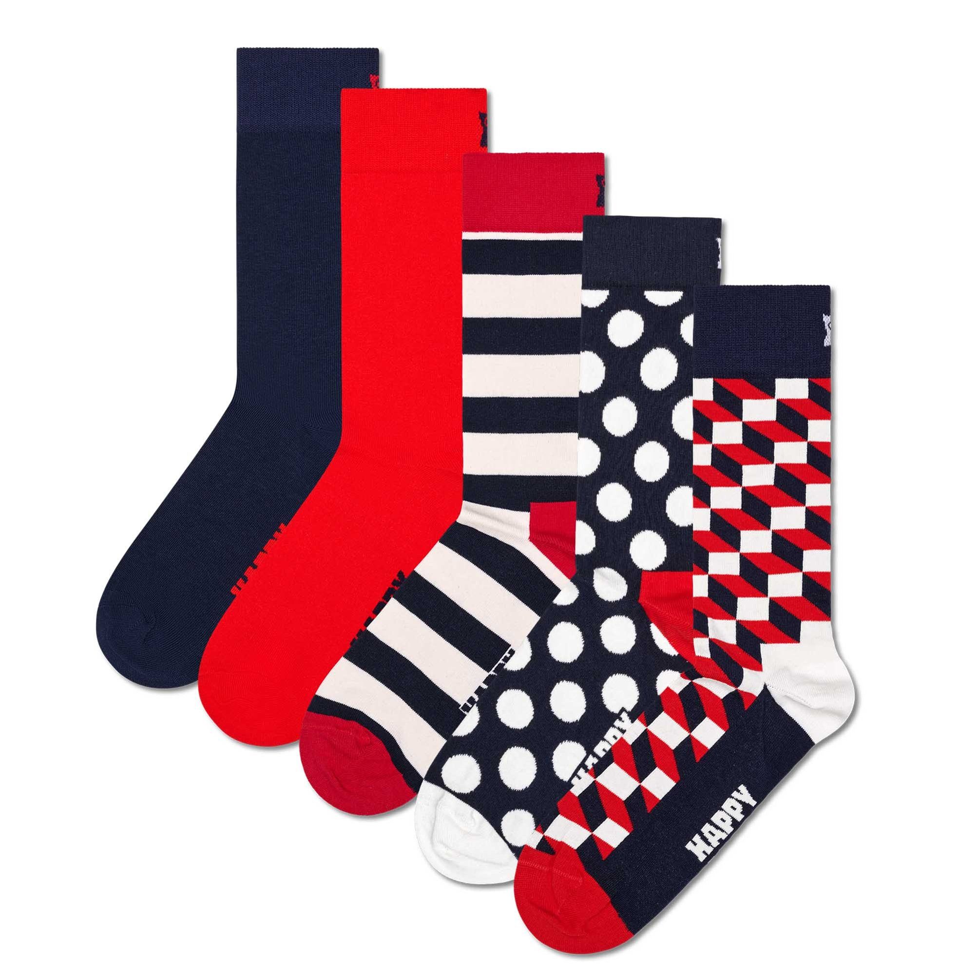 Happy Socks Kurzsocken Unisex Socken 5er Pack Baumwolle (Packung, 5er Pack) günstig online kaufen
