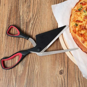 FIDDY Pizzaschere Pizzaschere, Pizzaschneider, Küchenschere-27.5cm, (1-tlg)