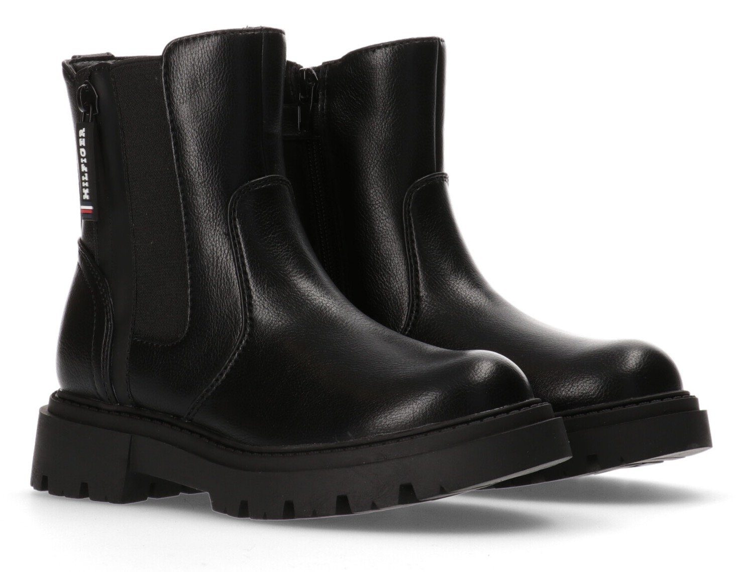 BOOT mit Plateausohle CHELSEA Hilfiger Tommy modischer Chelseaboots