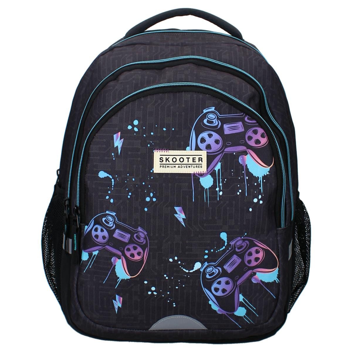 Vadobag Schulrucksack Skooter 34 Liter Game Face On (1-tlg), Laptopfach