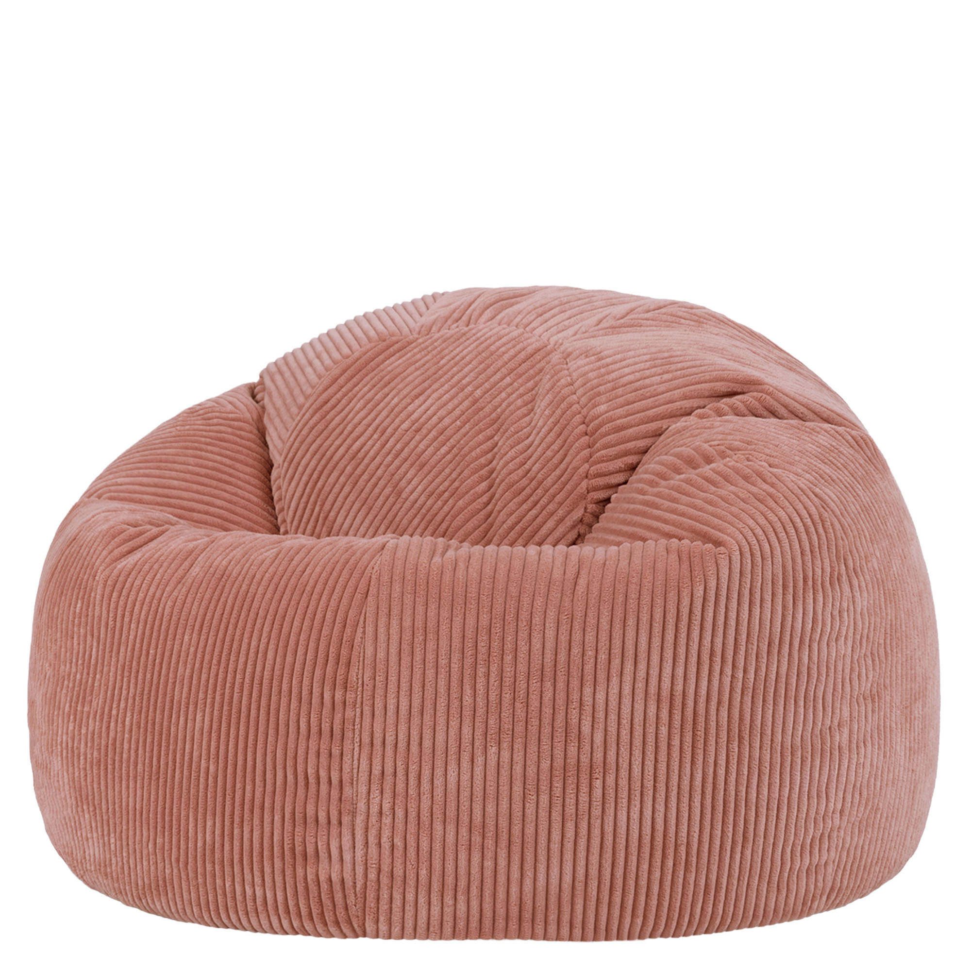 icon Sitzsack Sitzsack Erwachsene aus Cord flauschig „Kingston“, 85x50cm, M günstig online kaufen