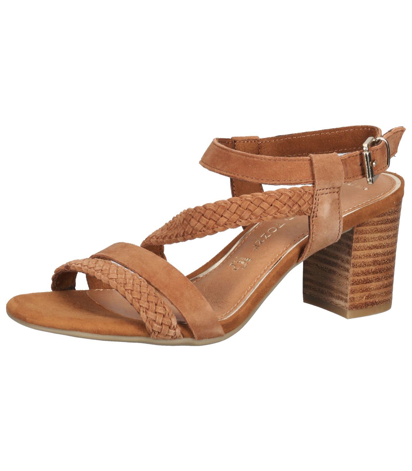 MARCO TOZZI Damen Pantolette Aus Leder - Mit Weichem FEEL ME Fußbett, Bequem & Stylisch