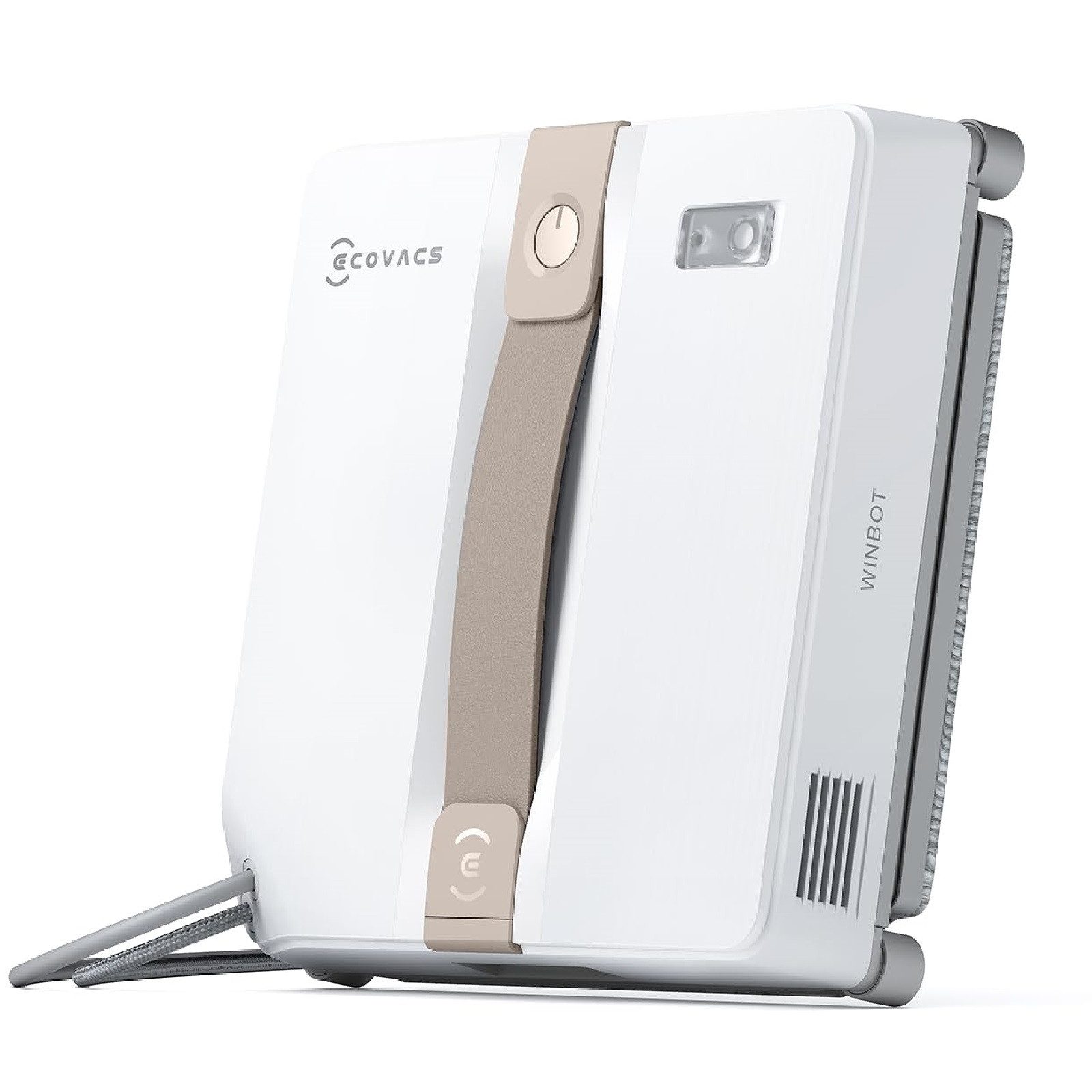 ECOVACS Fensterputzroboter WINBOT MINI, Intelligenter Fenstersauger mit Ultraschall-Sprühsystem, (Ultimative Kantenreinigung, 7500 Pa Saugleistung) 30 Min Notstromversorgung