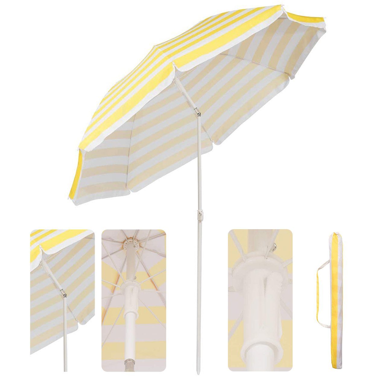 Sekey Sonnenschirm Ø 160 cm Balkonschirm günstig online kaufen