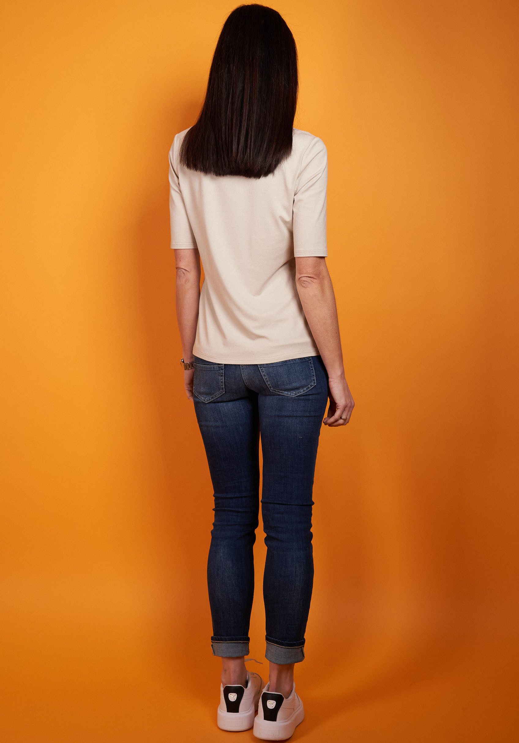 Seidel Moden V-Shirt mit Halbarm aus softem Material, MADE IN GERMANY günstig online kaufen