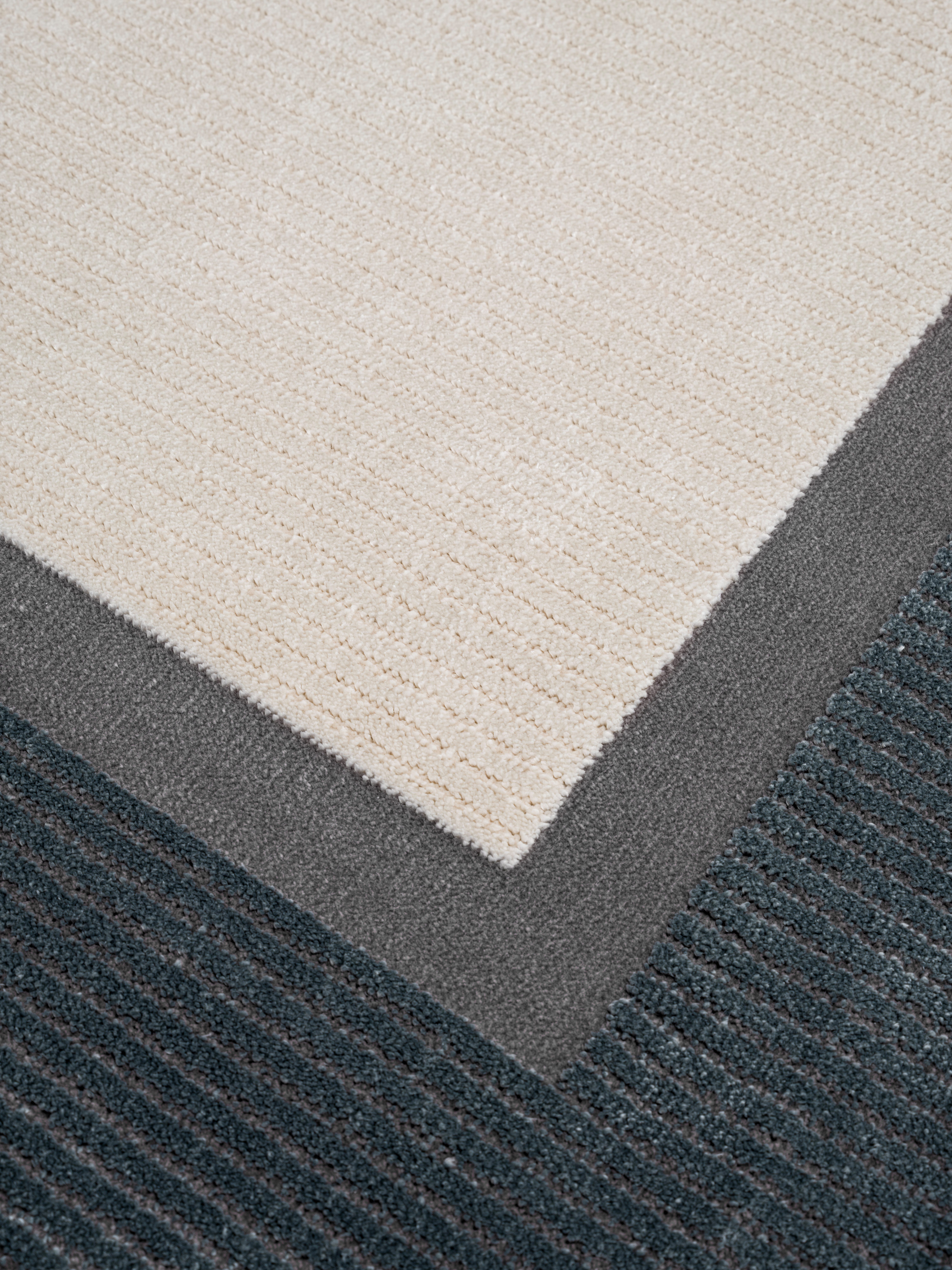 Calvin Klein home Teppich Dark Pulse, mit Rahmen, Designerteppich, rechteckig, Höhe: 6 mm, elegantes Design, Wohnzimmer, Schlafzimmer, Esszimmer
