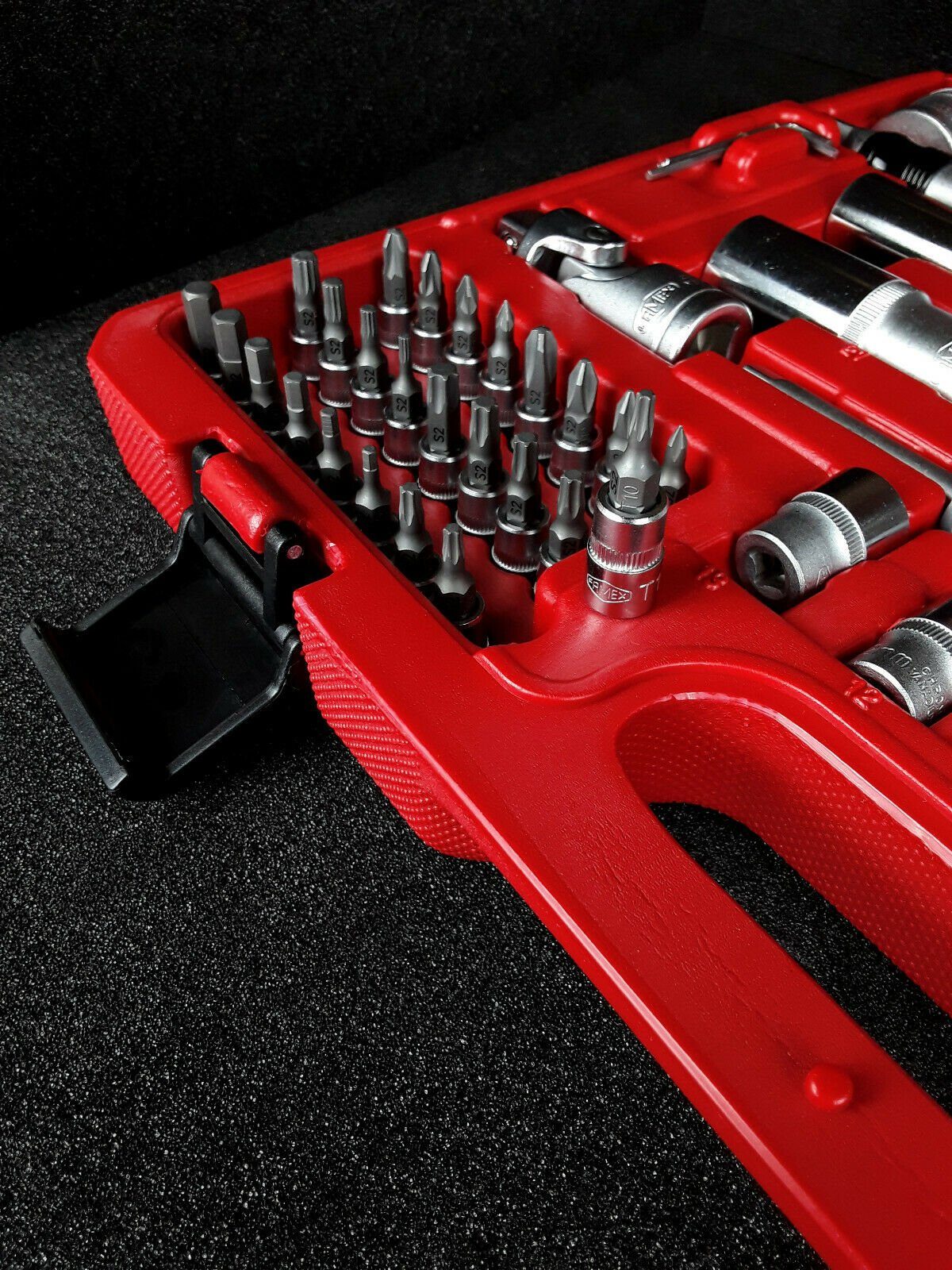 FAMEX Werkzeugset 580-16 Steckschlüsselsatz, (Werkzeugkoffer, 66-tlg), PROFESSIONAL