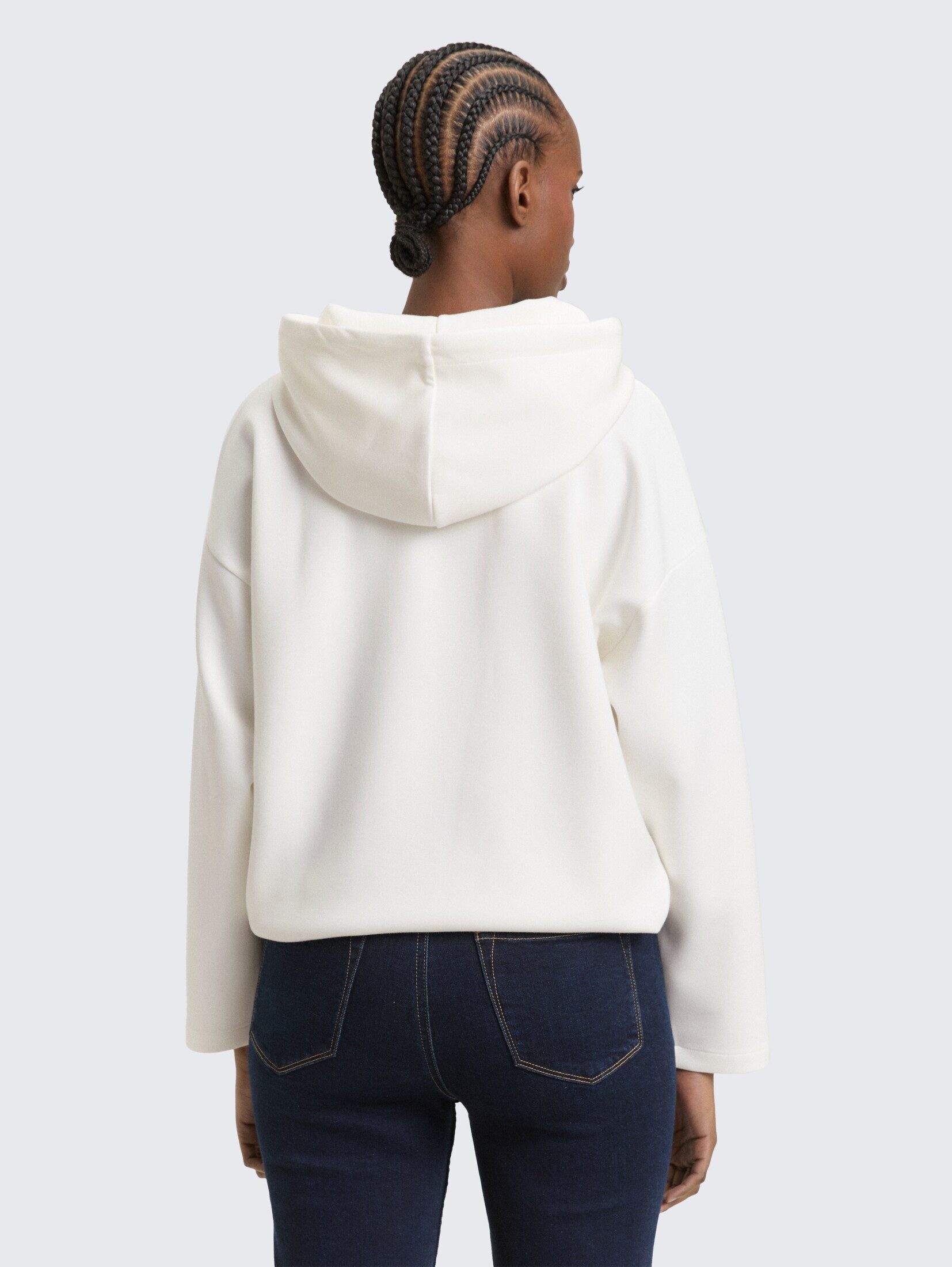 TOM TAILOR Denim Sweatshirt Strick & Sweatshirts Loose Fit Scuba Hoodie Sweatshirt
