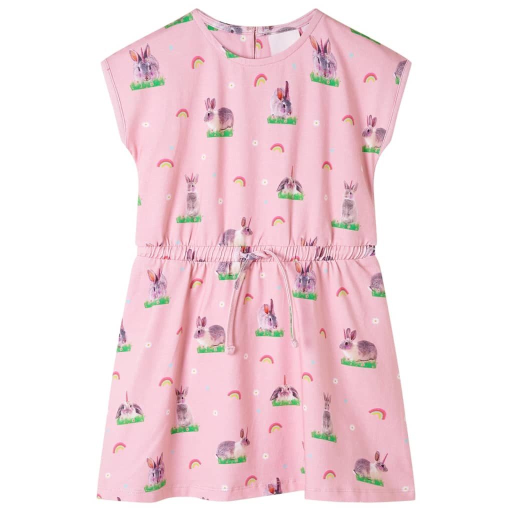 Druckkleid Kinderkleid Hellrosa 104
