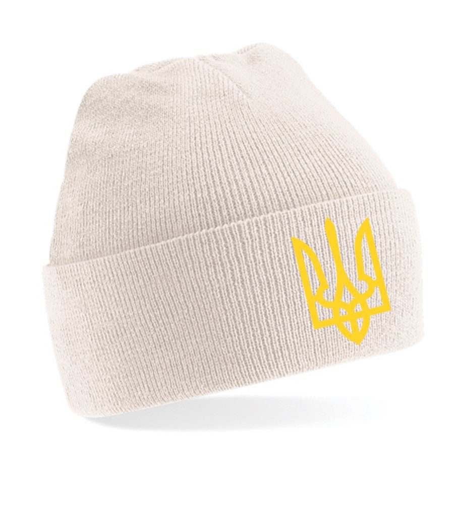 Blondie & Brownie Beanie Nato Erwachsenen Peace Army Beige Mütze Ukraine Unisex Selenskyj