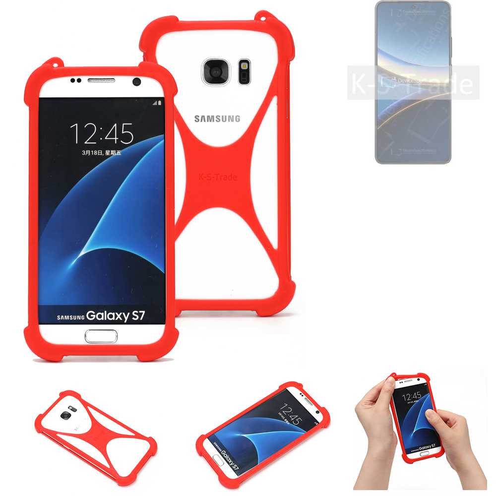 K-S-Trade Handyhülle für POCO F7 Pro, Handy-Hülle Schutz-Hülle Bumper Silikon Schutz Hülle Cover Case