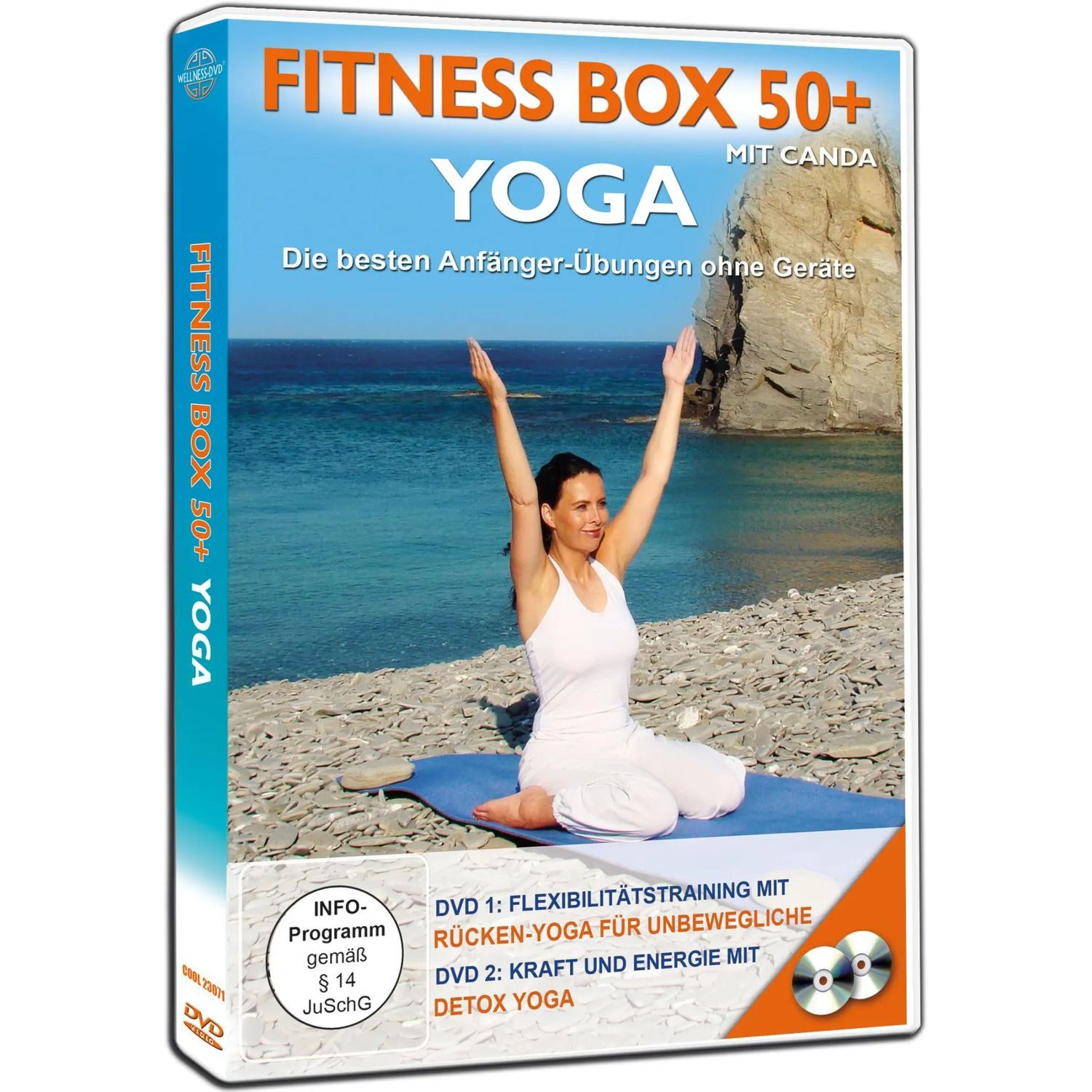 DVD Fitness Box 50+ Yoga - Die besten Anfänger-Übungen ohne Geräte