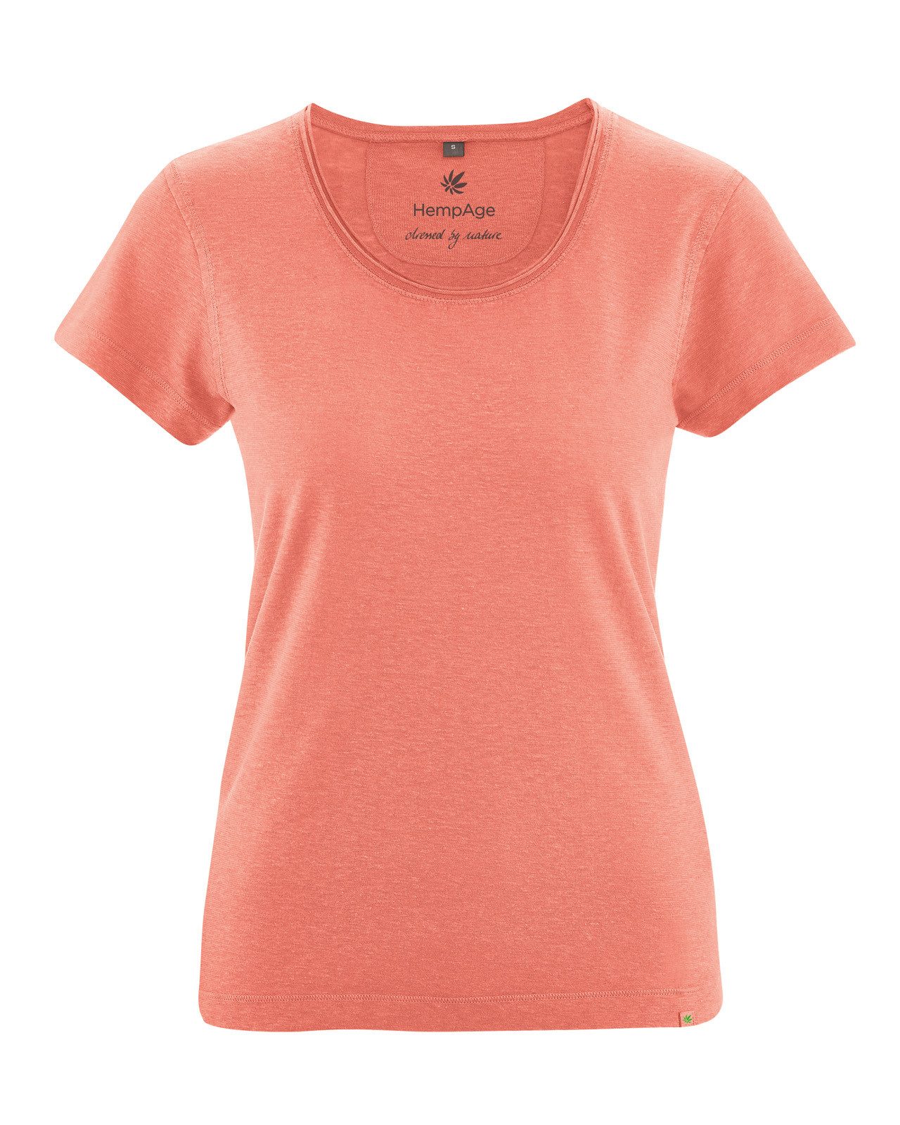 T-Shirt Luftiges T-Shirt Hanf/Biobaumwolle Normal Fit