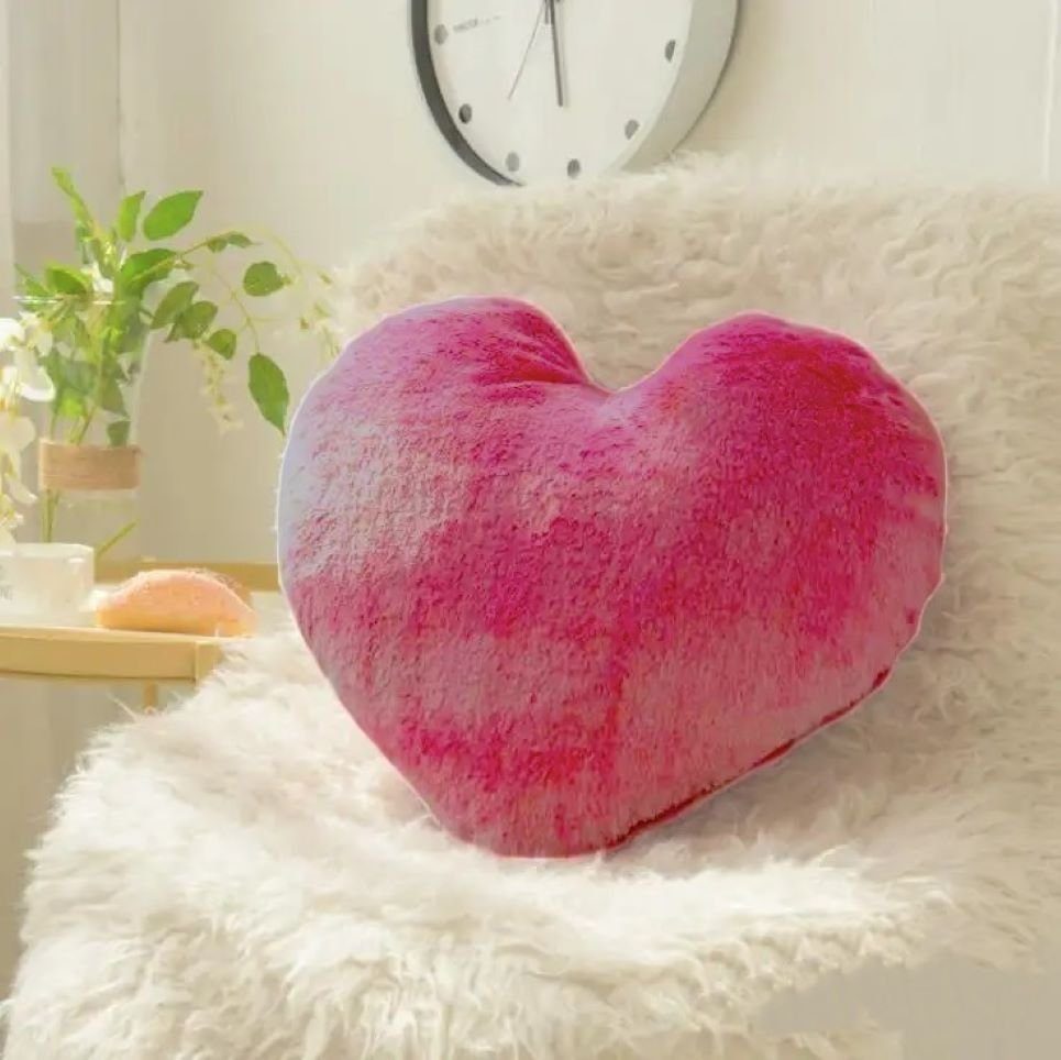 VewoTex Декоративні подушки Herzkissen » Kuschelkissen 45 x 45 cm » weiches Herz Подушки, » Декоративні подушки » Zierkissen aus Kunstfell