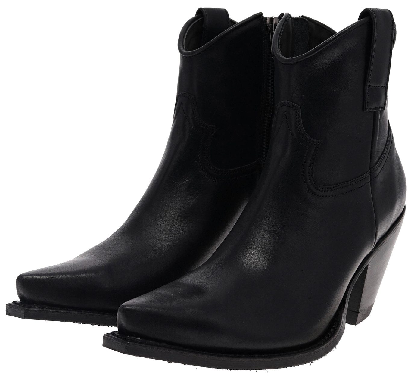 GORCA LOW Schwarz Westernstiefelette