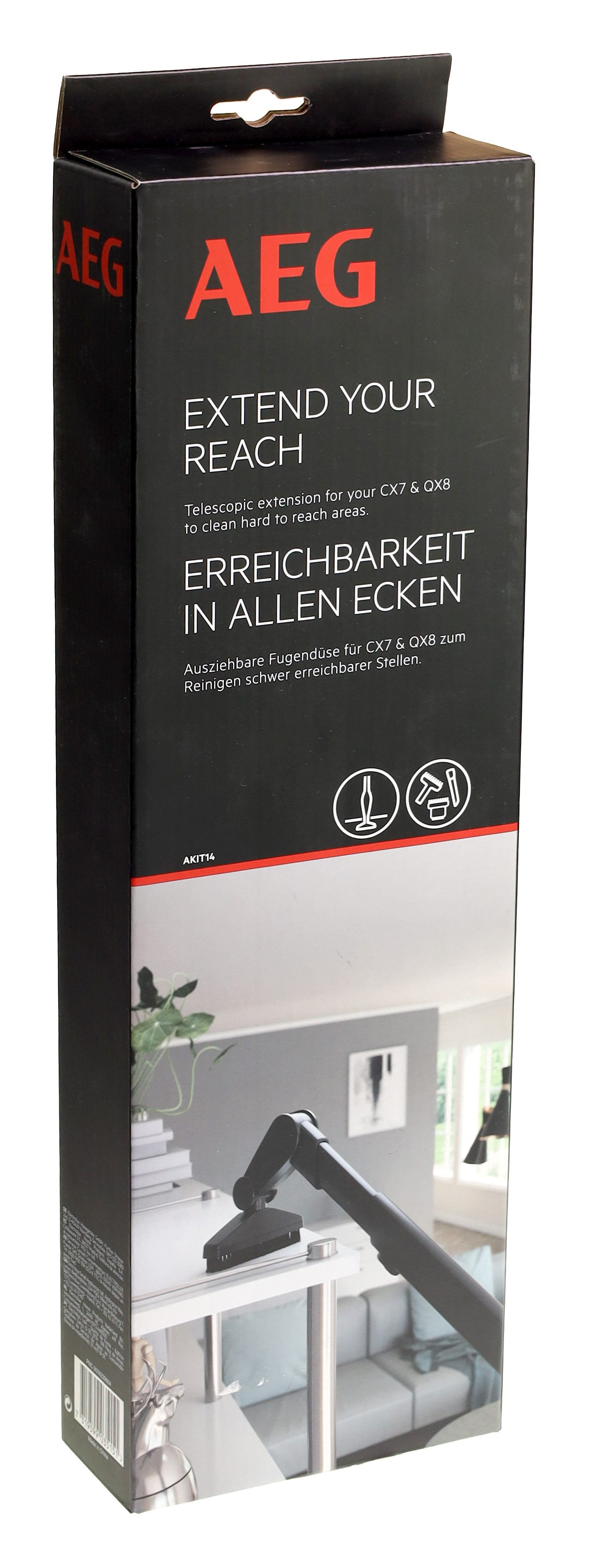 Electrolux Saugroboter Zubehör-Set Electrolux 9009229684 AKIT14 CX7 Teleskop-Verlängerungssatz für..Hands