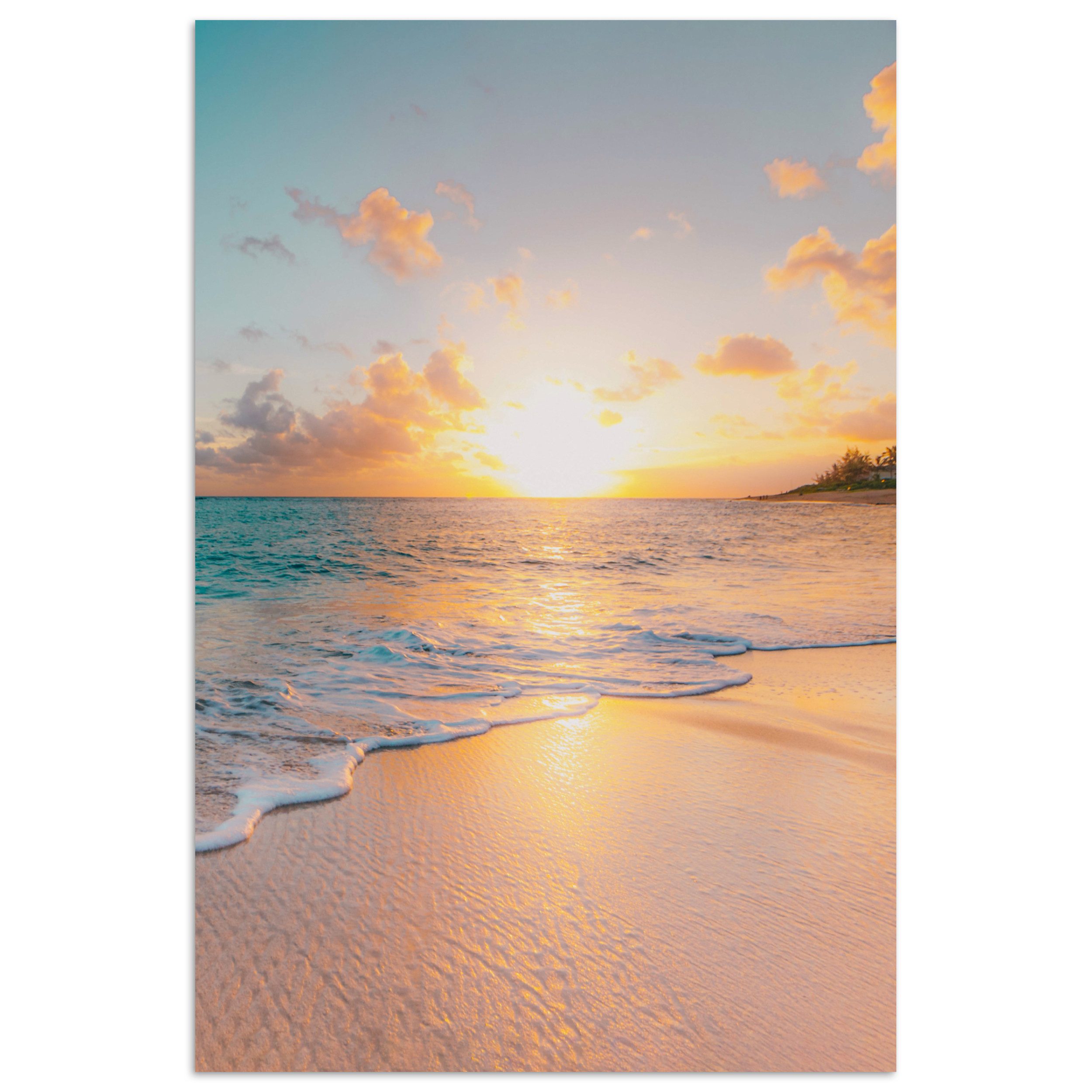 MuchoWow Poster Sonnenuntergang - Strand - günstig online kaufen