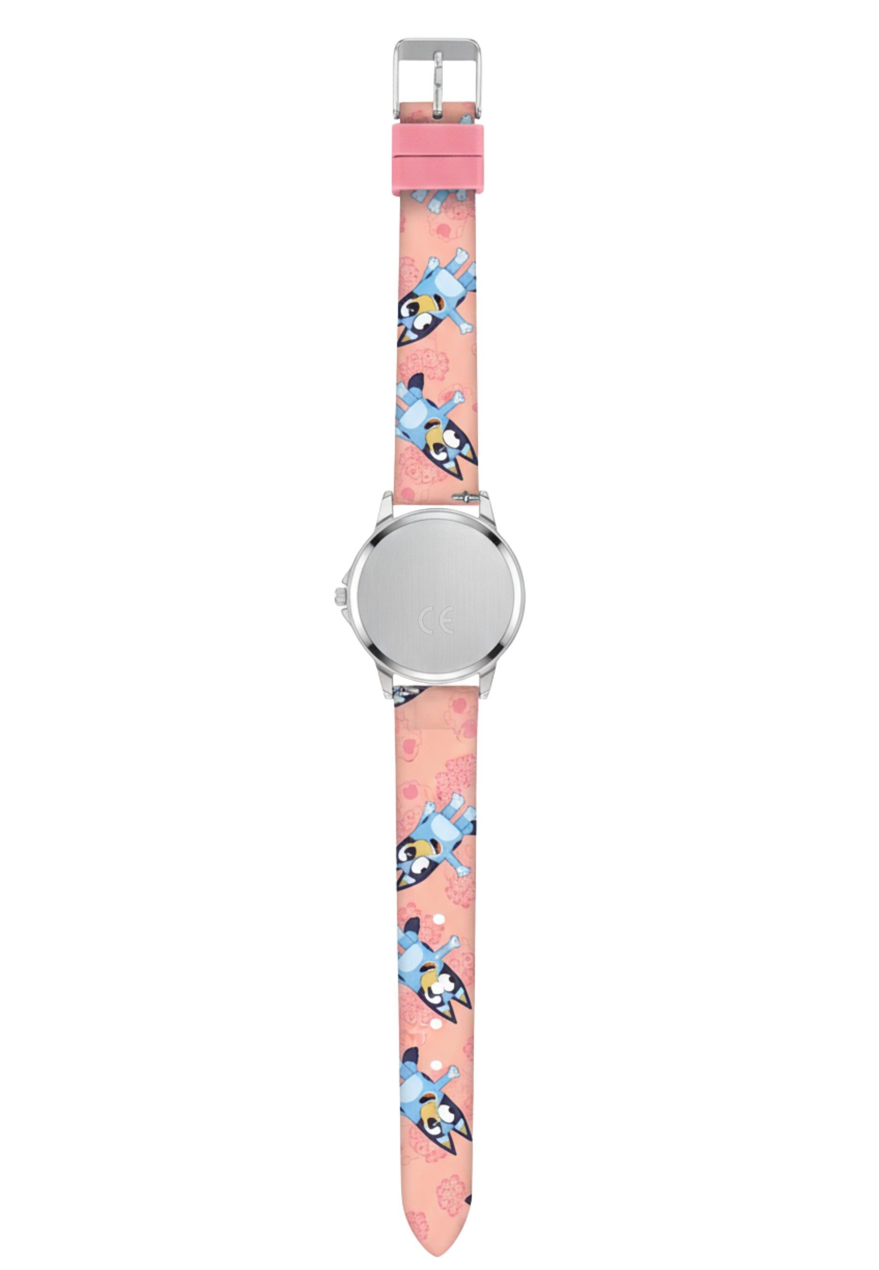 Disney Armband Bluey Lern-Uhr mit Pinkem Armband (Set)