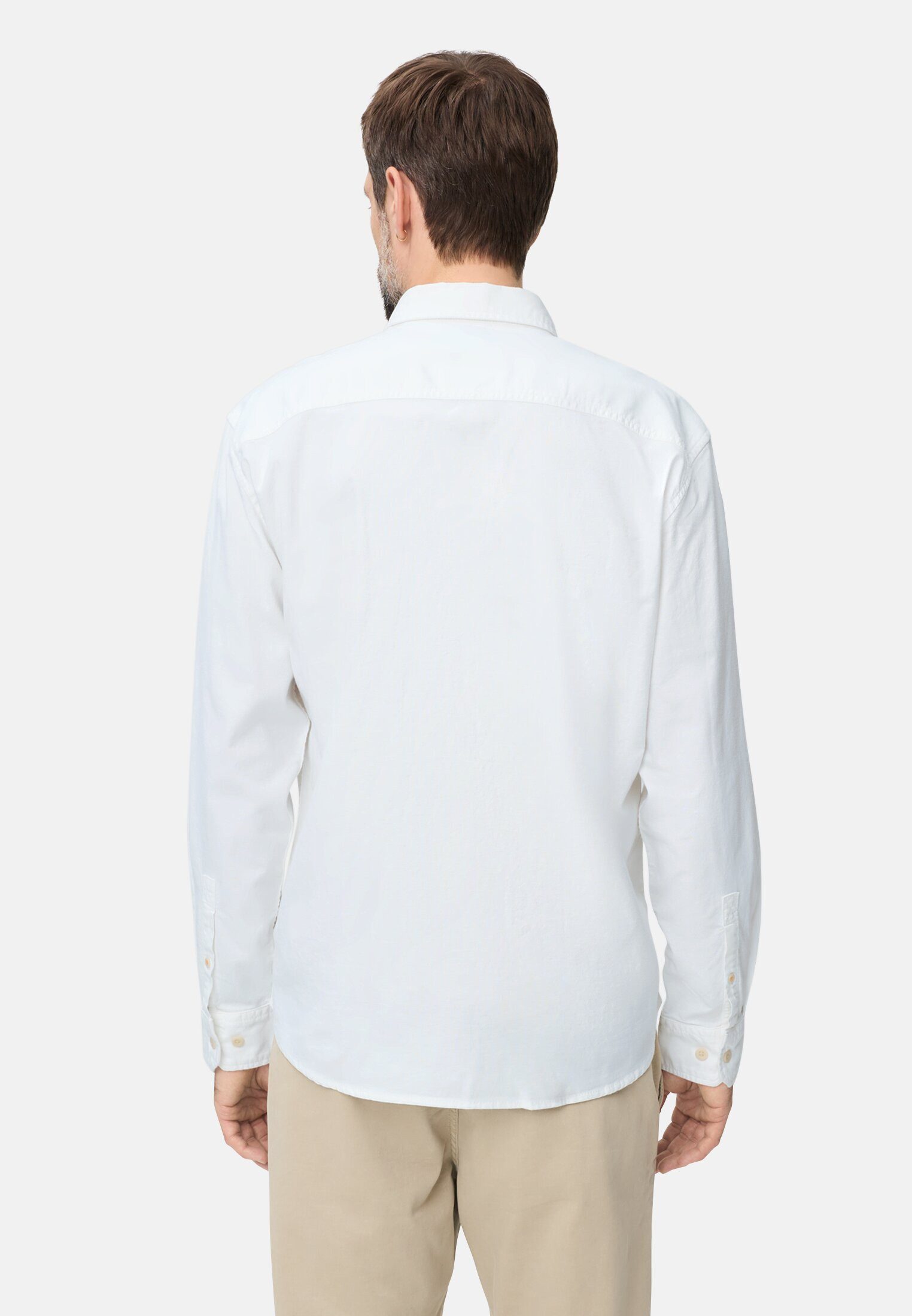 camel active Langarmhemd Oxford Hemd mit Button-Down-Kragen Langarm Hemdblu günstig online kaufen
