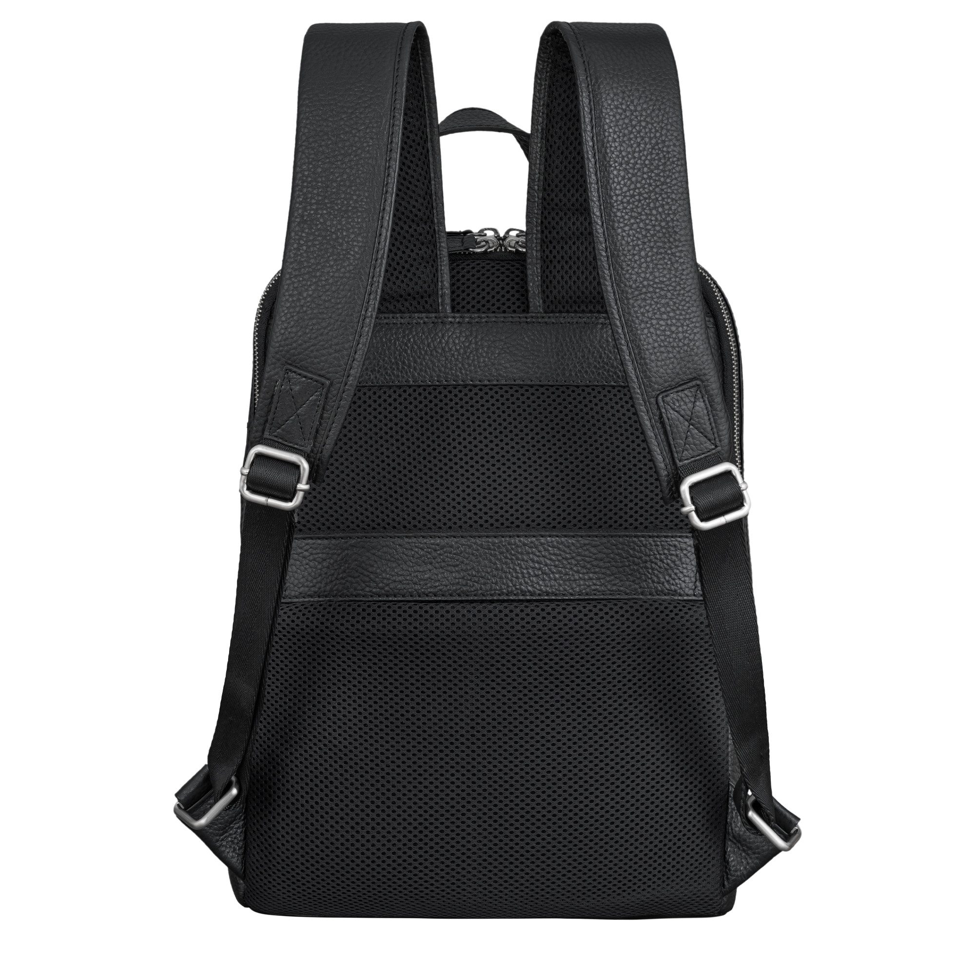 STILORD Cityrucksack "Taron" Echt Lederrucksack mit Laptop-Fach 13.3 Zoll für Damen Herren