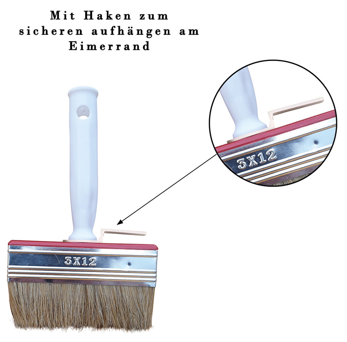 Thumbnail - varivendo Flächenstreicher Standard-Flächenstreicher 70 x 30 mm, (Stück, 1 St., Flächenstreicher), Fächenstreicher Fasad...