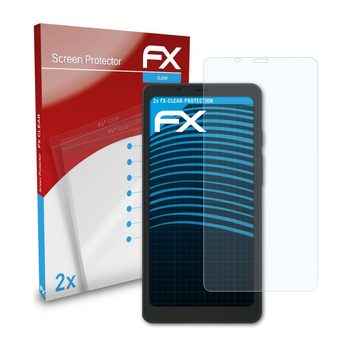 atFoliX Schutzfolie Displayschutz für Onyx Boox Palma, (2 Folien), Ultraklar und hartbeschichtet