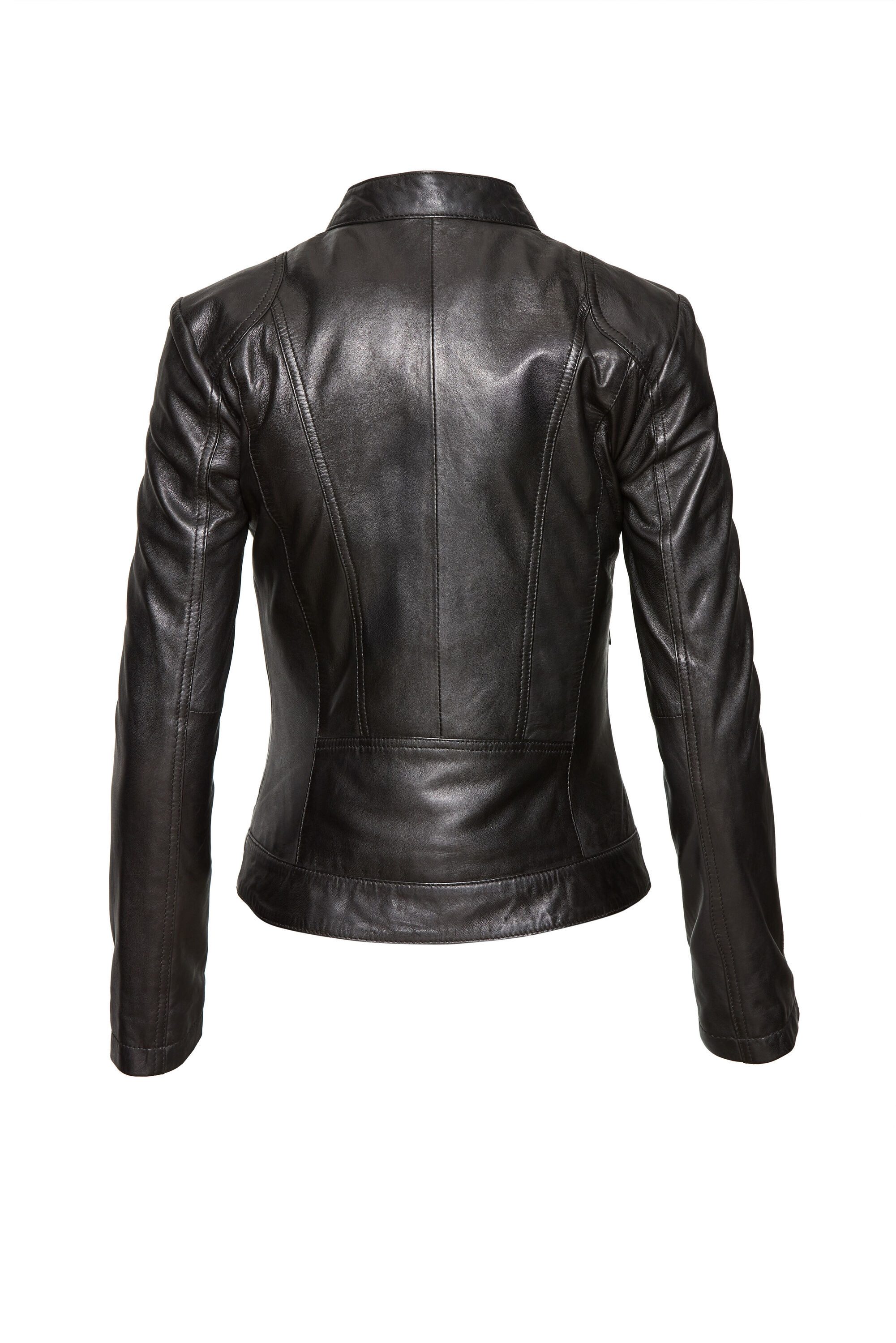 bugatti Lederjacke BULady-142 (1-St) mit Stehkragen günstig online kaufen