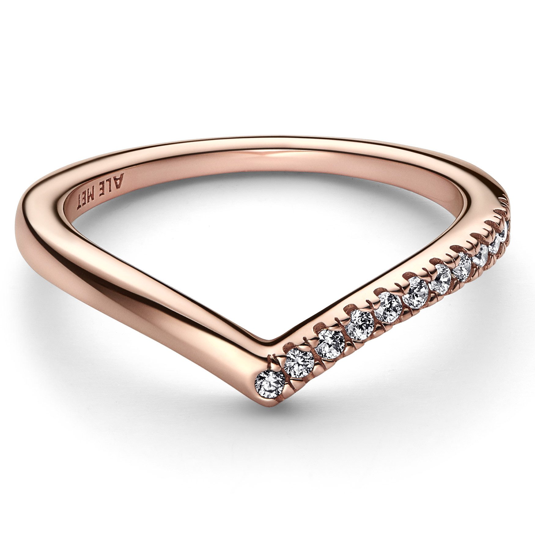 Pandora Silberring Halbfunkelnder Wunsch Roségoldfarben günstig online kaufen