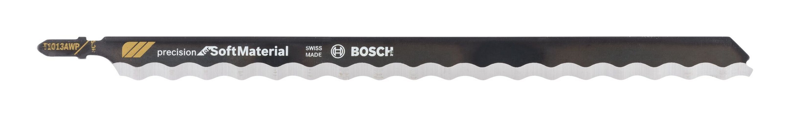 BOSCH Stichsägeblatt (3 Stück), T 1013 AWP Precision for Soft Material - 3er-Pack