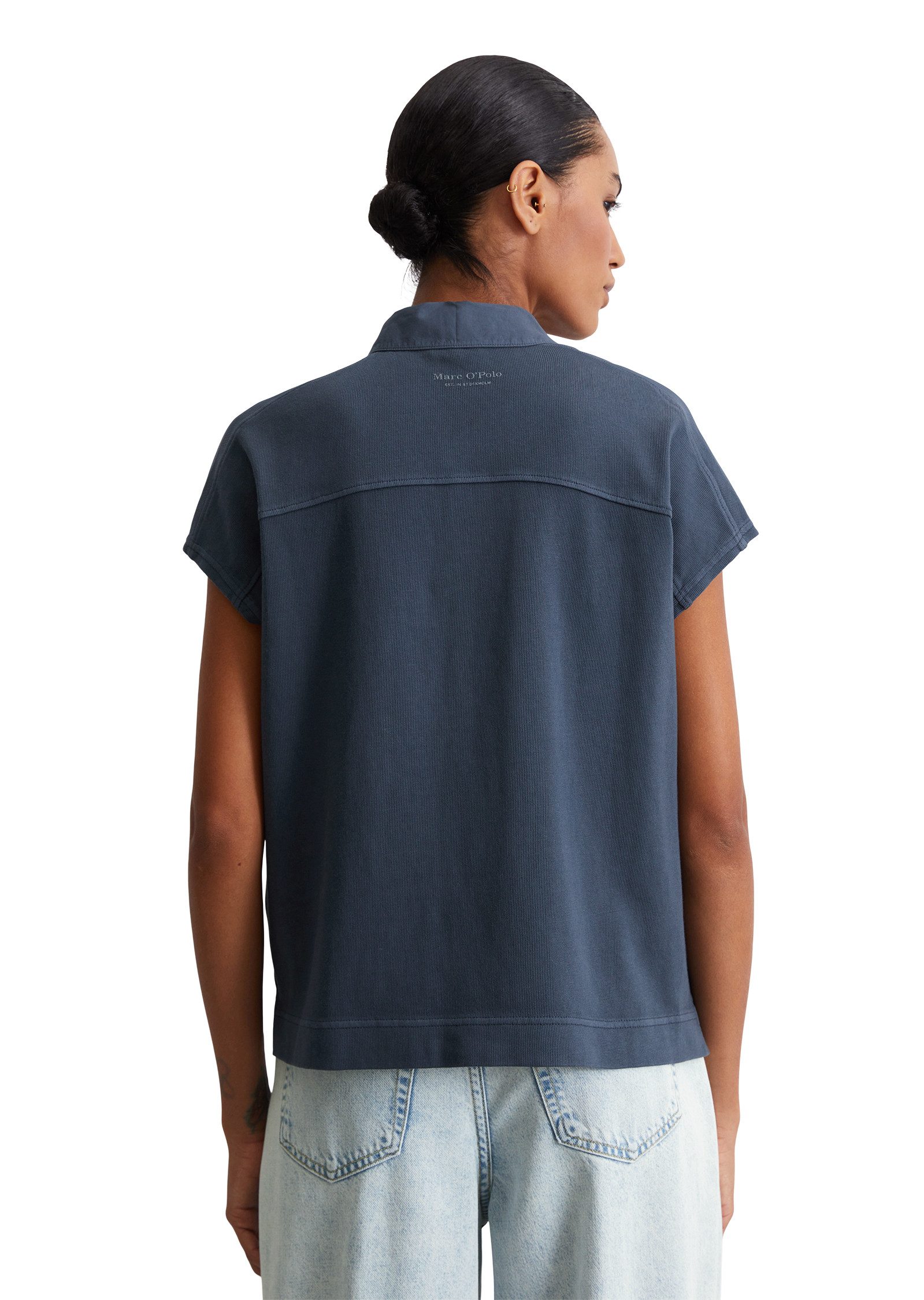 Marc O'Polo Poloshirt oversized, aus leichtem günstig online kaufen