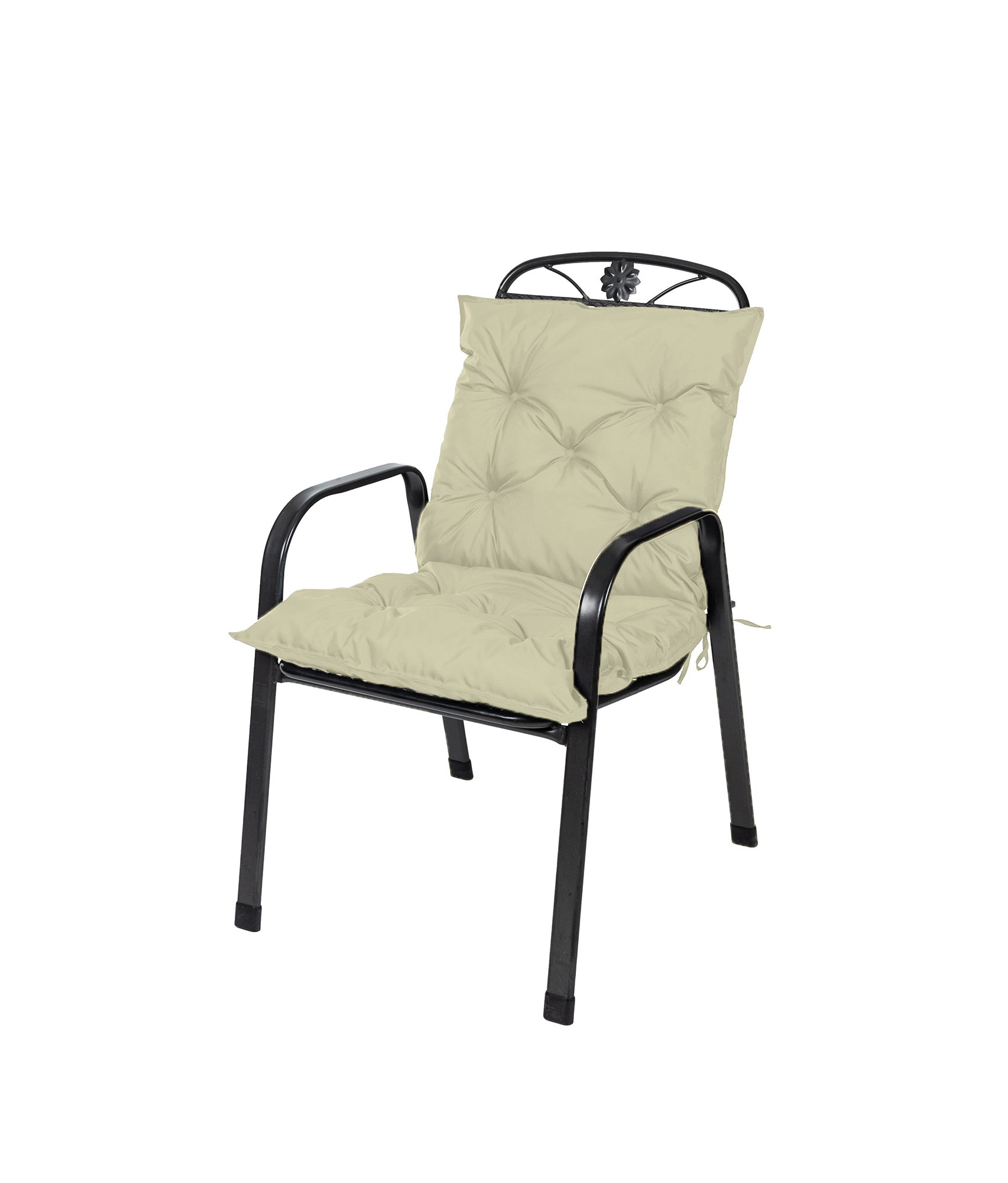 TexDeko Polsterauflage TexDeko Garden - Gartenstuhl Niedriglehner Sitzkissen, (1 St., 1 STK), Maße: 100x50x8cm, Wasser-, & Schmutzabweisend