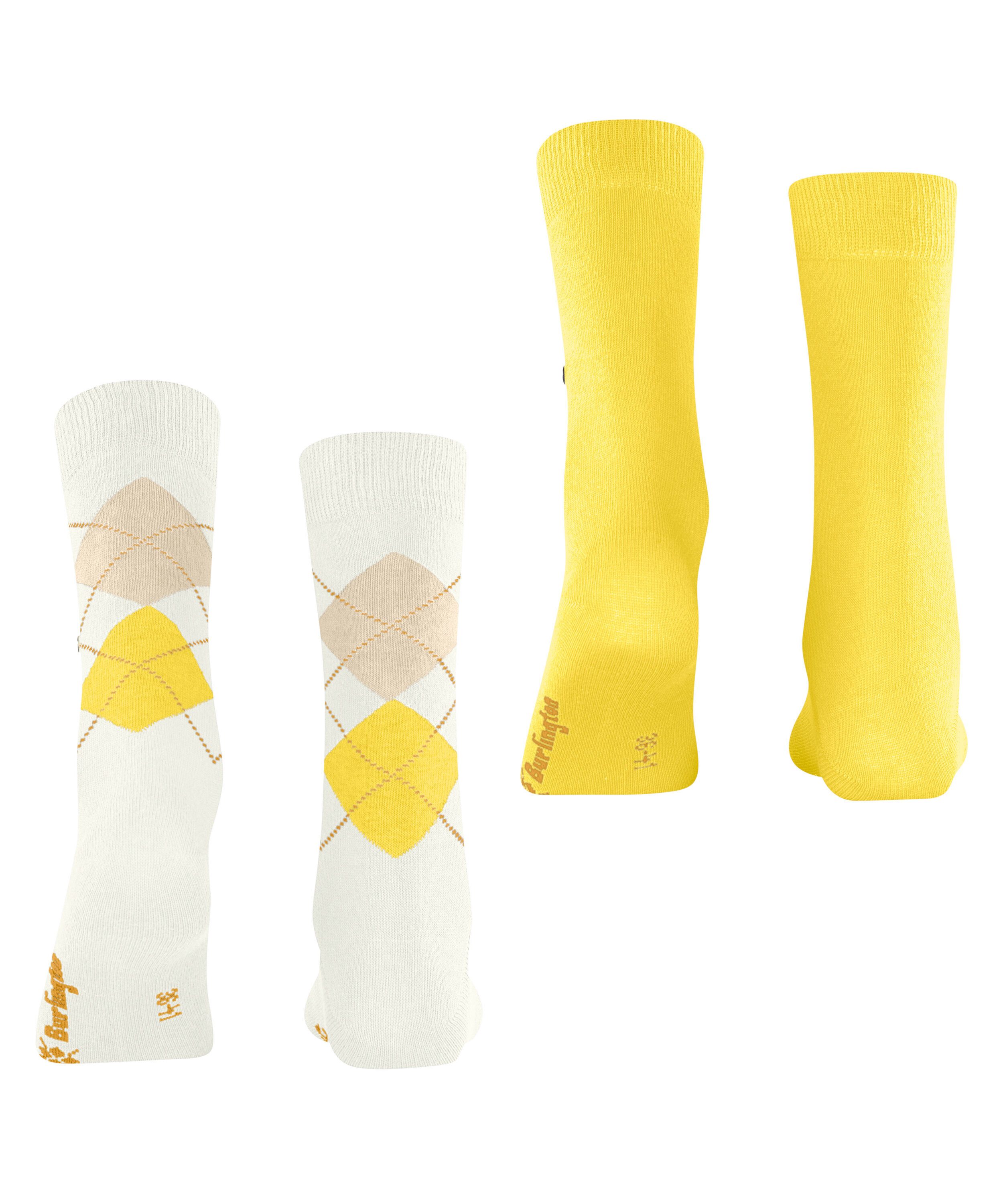 Burlington Socken Everyday Mix 2-Pack Socken (2-Paar) aus weicher gekämmter Baumwolle