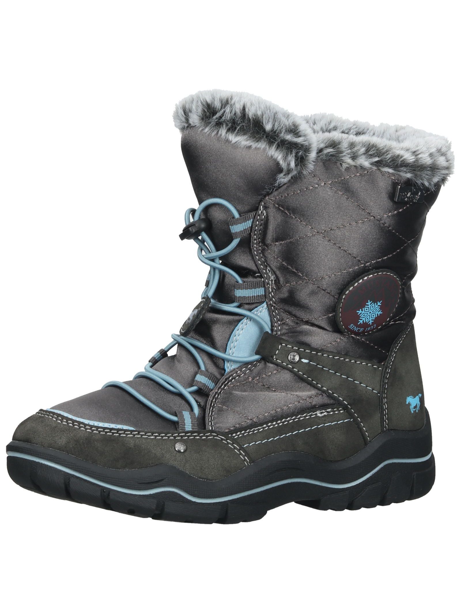 Mustang Shoes Mustang Shoes Stiefelette Lederimitat/Textil Schnürstiefelette