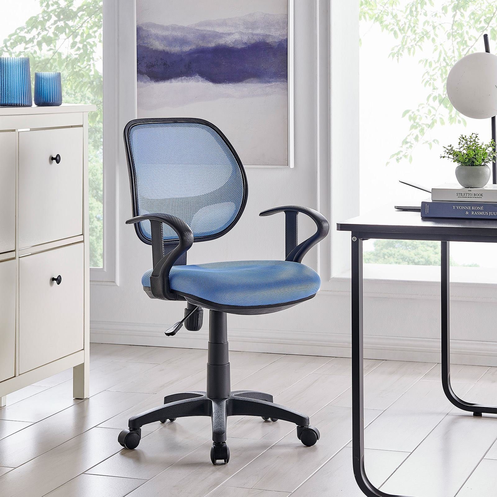 IDIMEX Drehstuhl COOL, Kinderdrehstuhl Schreibtischstuhl Drehstuhl atmungsa günstig online kaufen