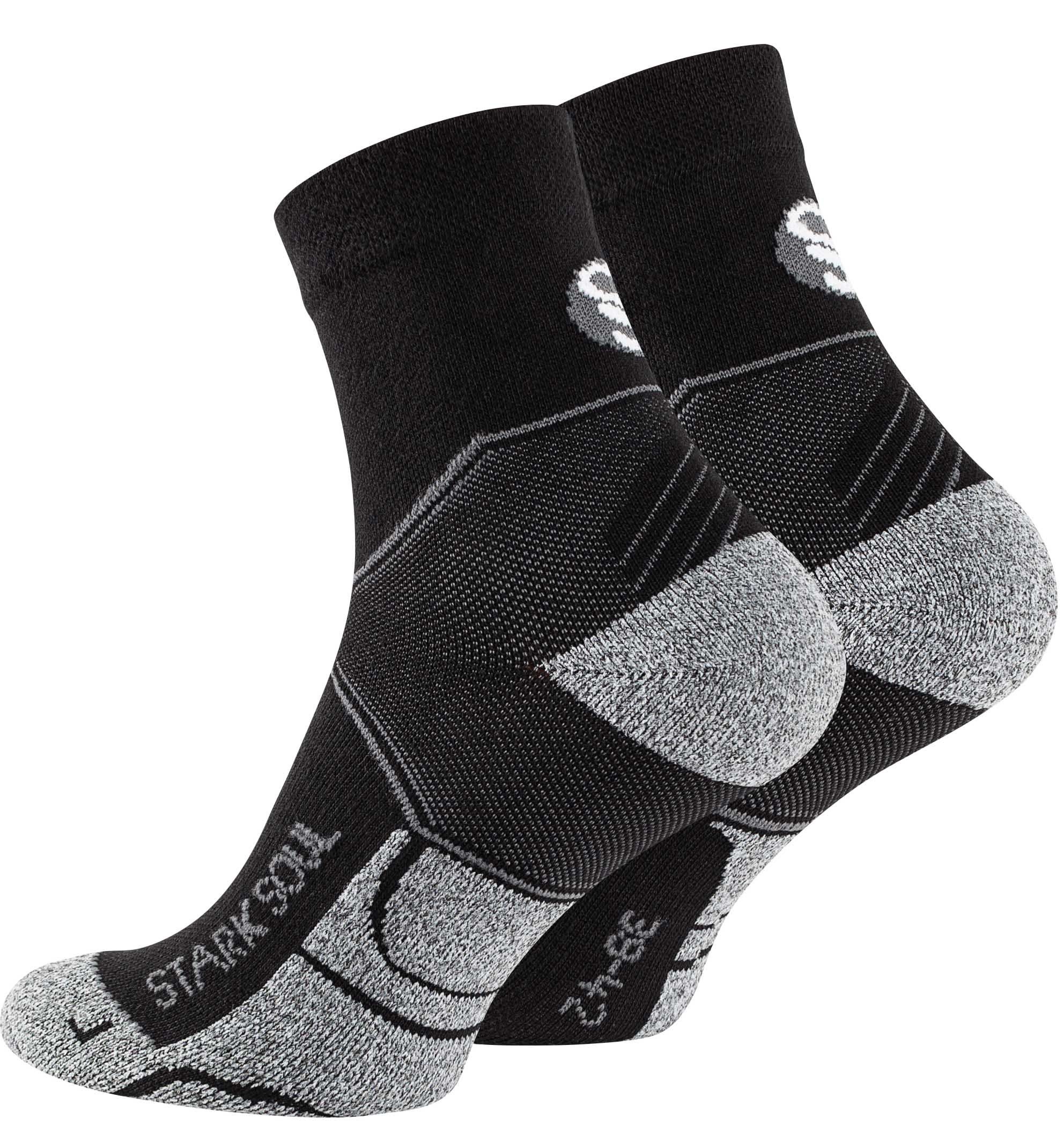 Stark Soul® Laufsocken Quarter Sport Шкарпетки, Performance - 2 Paar Laufsocken (2 Paar) Gepolsterte Sohle