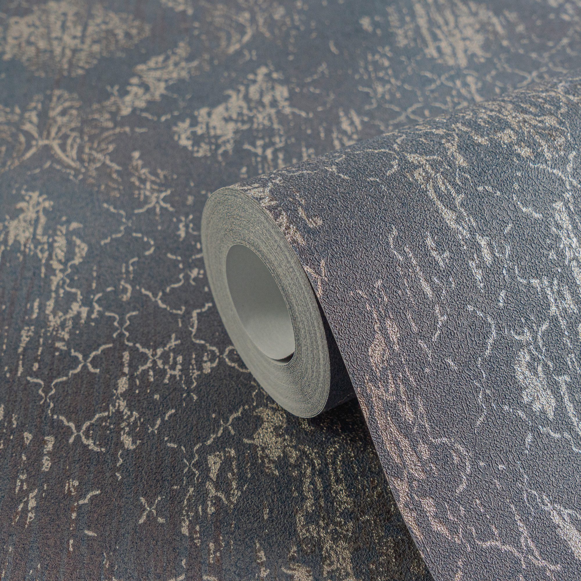 living walls Vliestapete Ornamenttapete diverse Farben strukturiert vintage, strukturiert, Barock, (1 St)