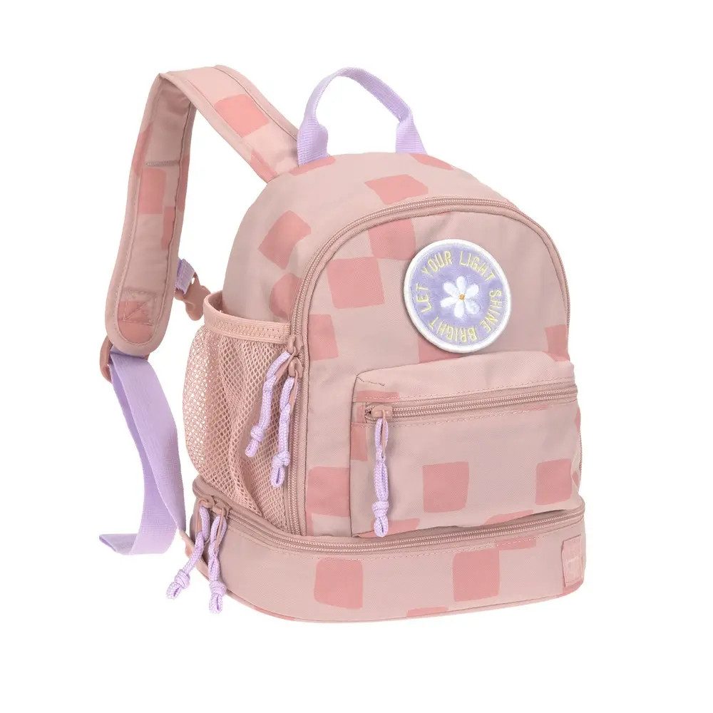 LÄSSIG Kinderrucksack Mini Backpack Pattern Party rose