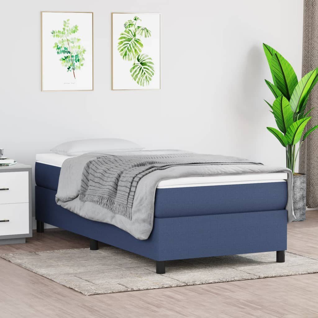 furnicato Bett Bettgestell ohne Matratze Blau günstig online kaufen