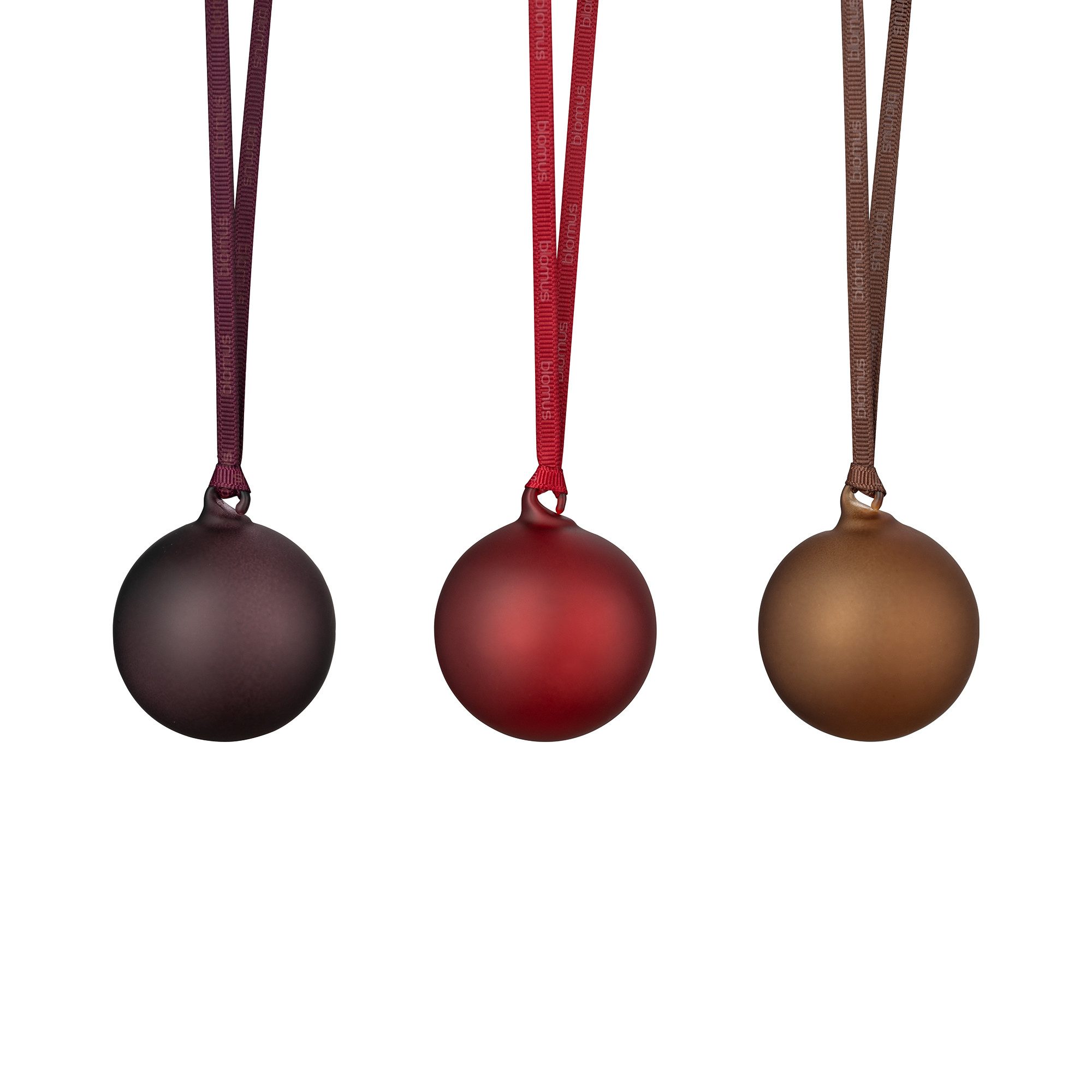 blomus Christbaumschmuck -JUHLA- Weihnachtsschmuck 6er-Set: Elegantes Design & modernen Farben (6-tlg), Exklusiv, Handgefertigt, 6er-Set, Farbauswahl, Mattes Finish, Edel