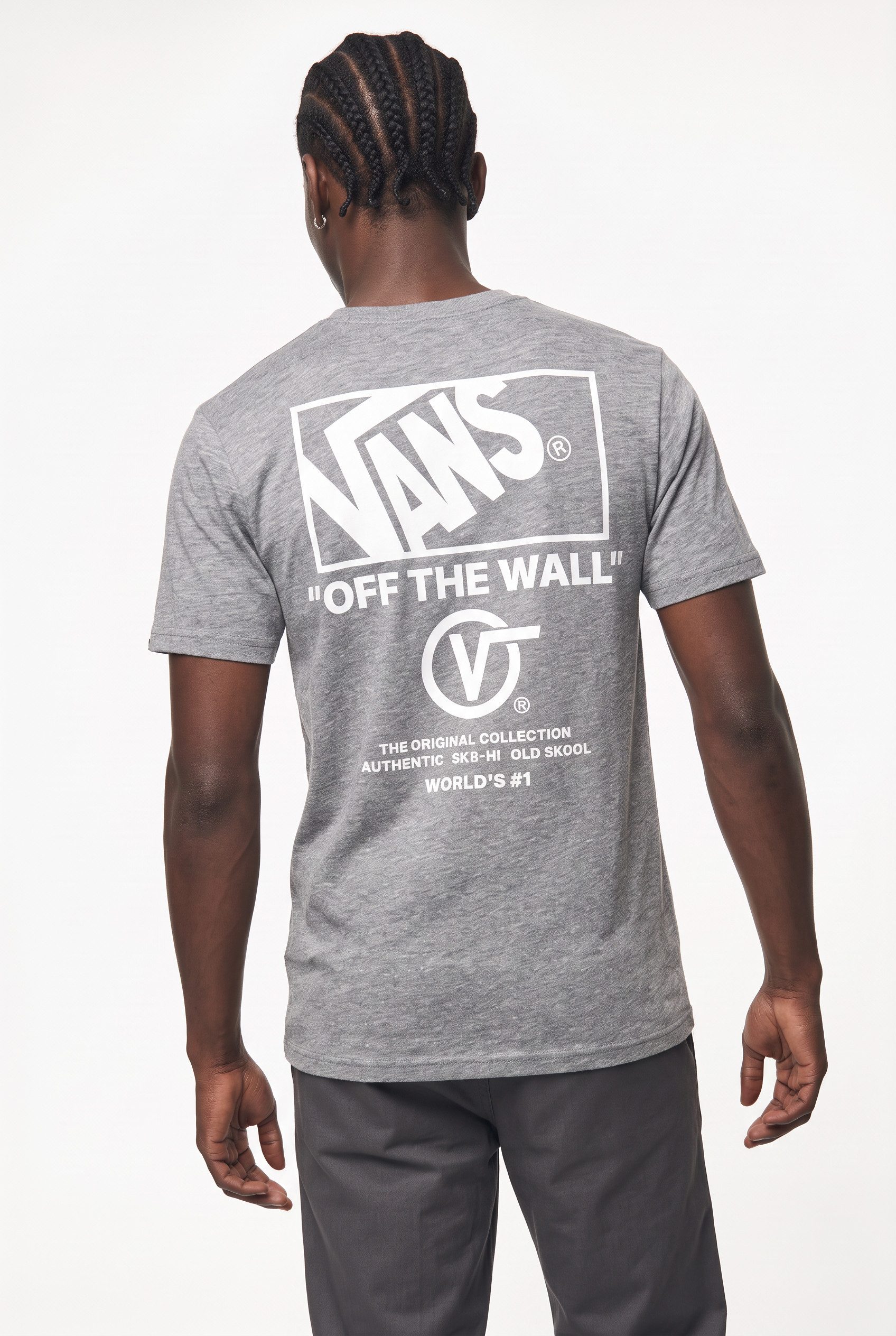 Vans T-Shirt Stacked Hi SS Tee für Erwachsene, mit Kurzarm, aus Baumwolle, normale Länge – Bild 2 von 5