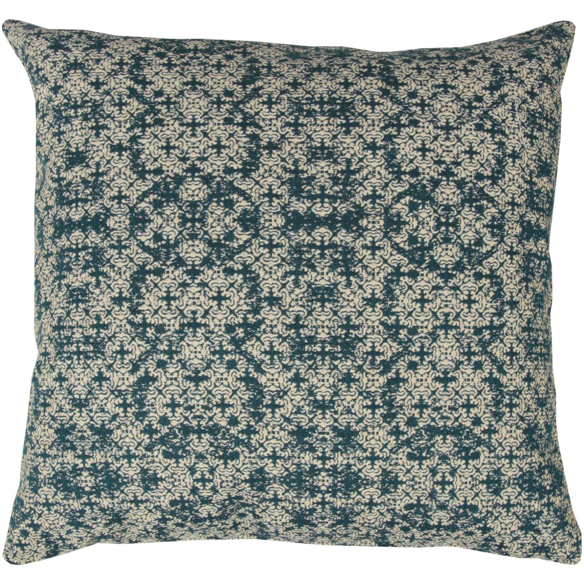 Kissenbezüge KHDK-05409, Bestlivings (1 Stück), Kissenhülle 45 x 45 cm (Orient Petrol/Beige) - Bohemian Oriental Boho - Hochwertiger Kissenbezug mit Reißverschluss