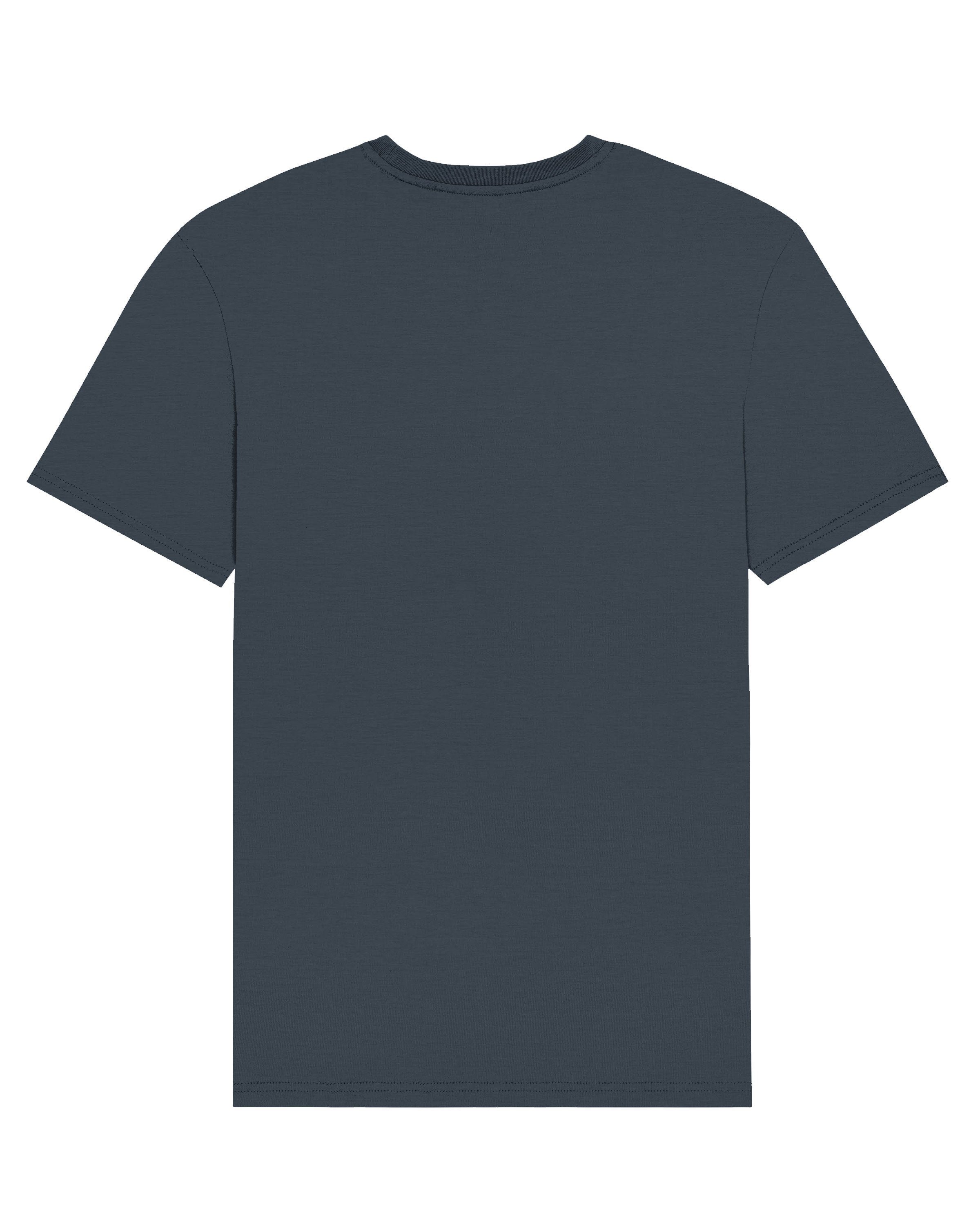 wat? Apparel Print-Shirt Moon (1-tlg) dunkelblaugrau Mountains &