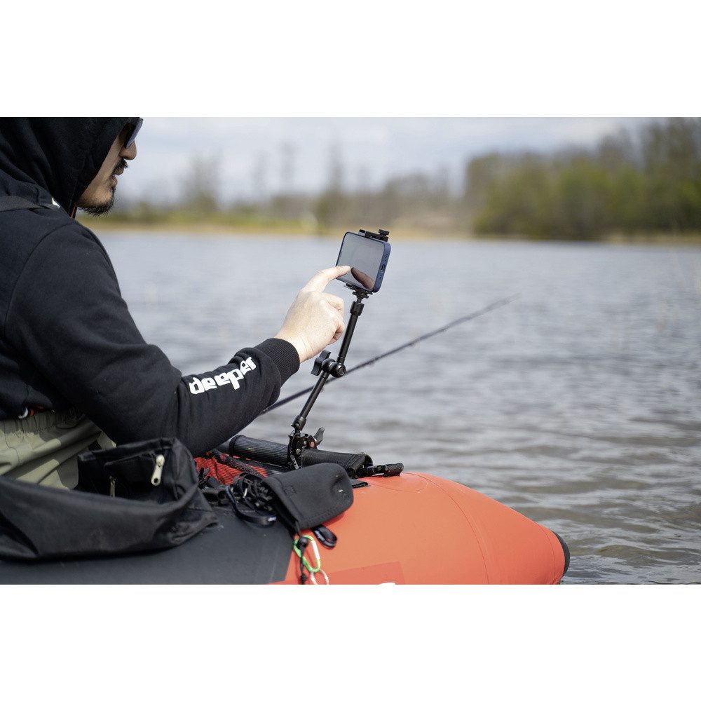 deeper Handy-Halterung deeper Deeper Smartphonehalterung für Boote/Kayak Videohalterung Matt