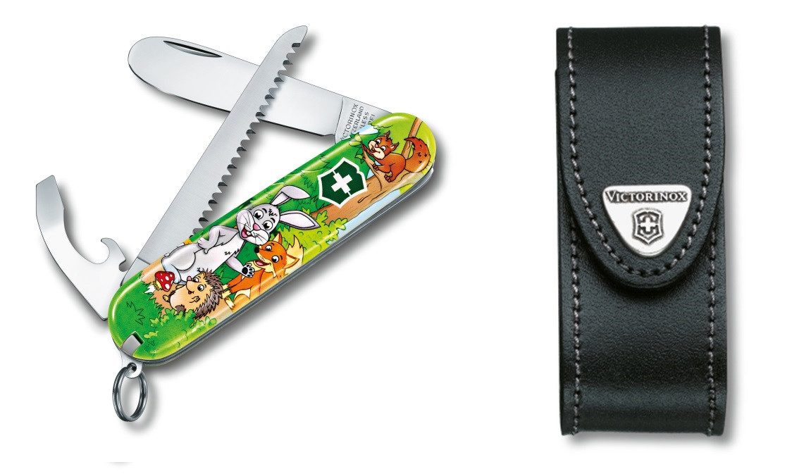 Victorinox Taschenmesser My First Victorinox Hase und Fuchs inkl. Etui, My First Victorinox Hase und Fuchs inkl. Etui