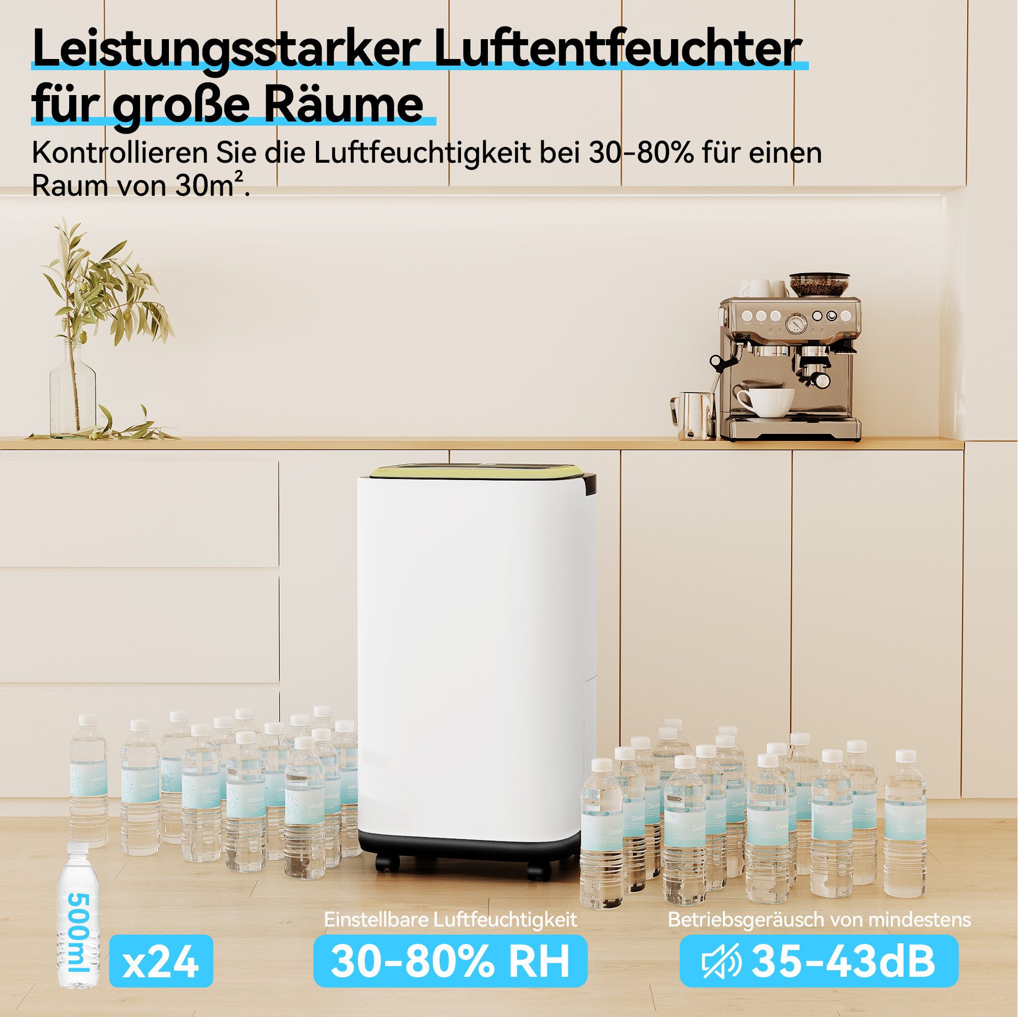 HOMALL Luftentfeuchter Elektrisch 12L/Tag für Wohnung, Bad & Keller, für 12 günstig online kaufen