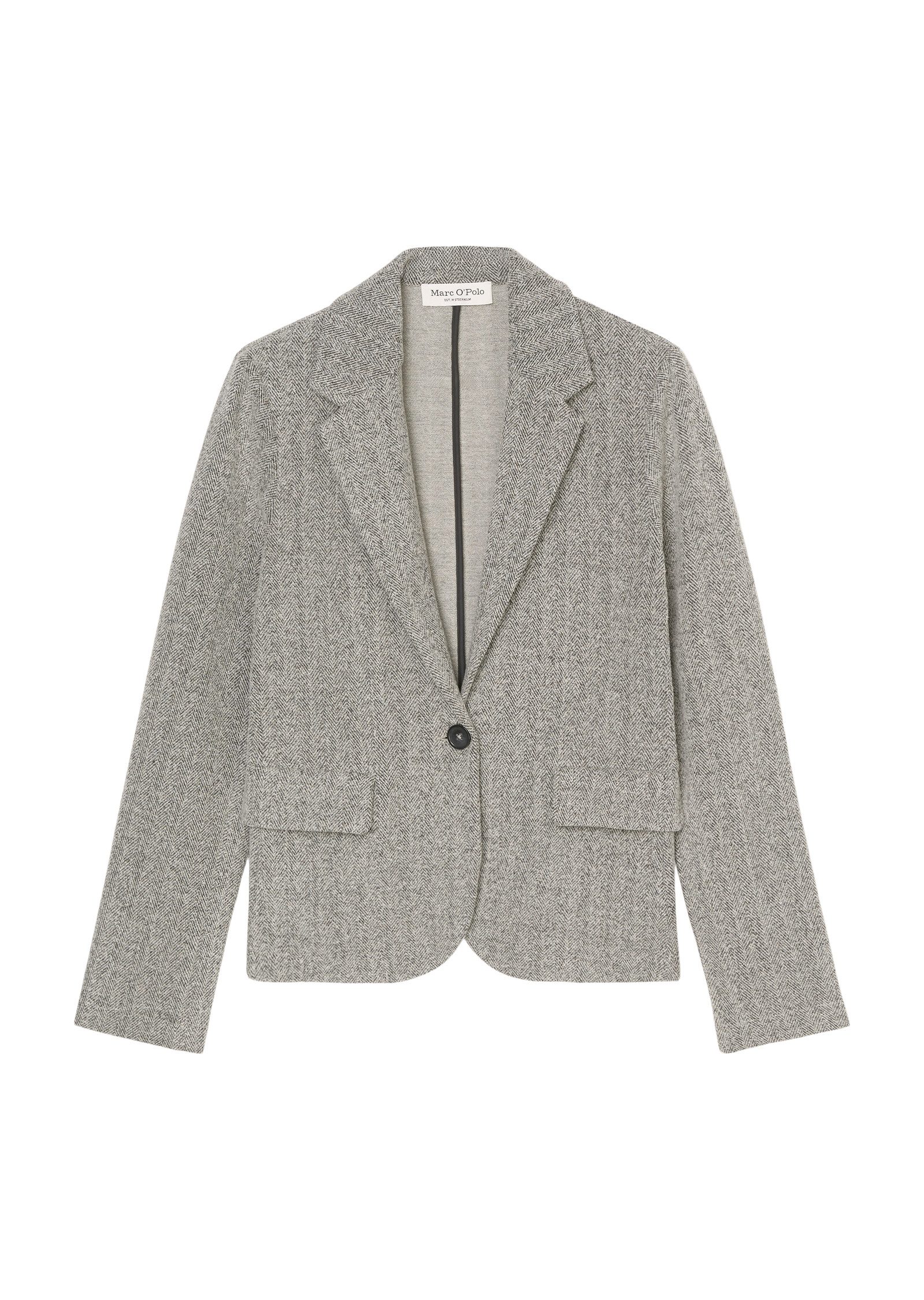 Marc O'Polo Jerseyblazer mit Fischgrat-Muster