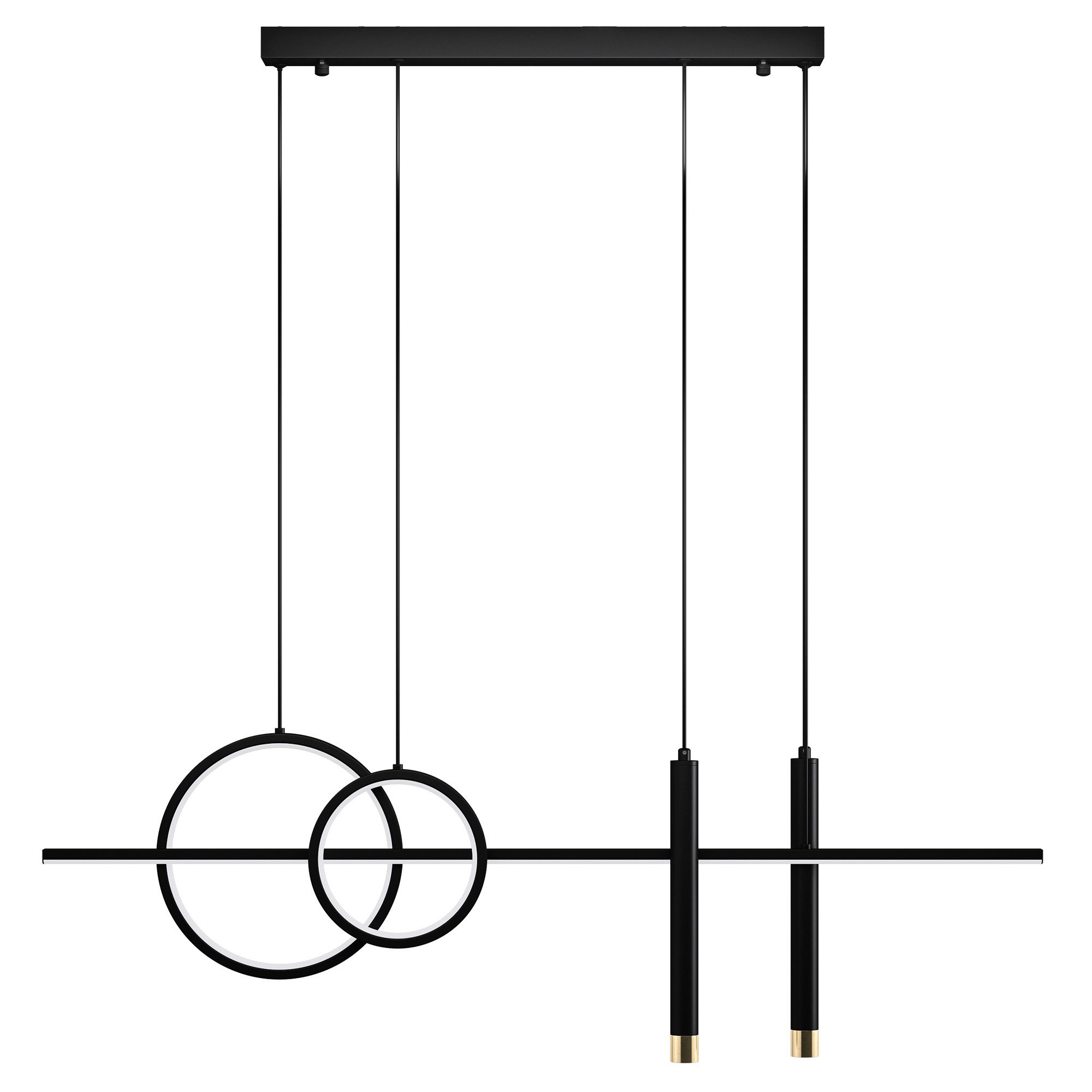 doporro LED Pendelleuchte Hängeleuchte LED Kronleuchter Höhenverstellbar mi günstig online kaufen