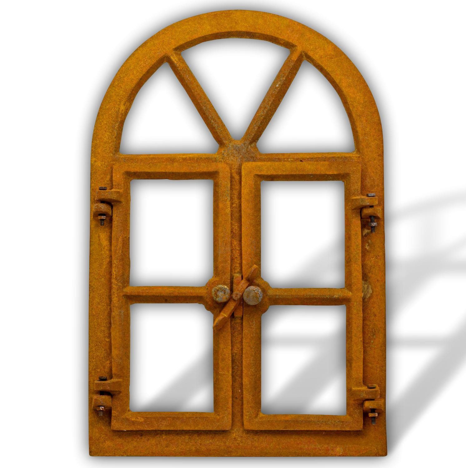 Aubaho Dekoobjekt Stallfenster Fenster zum Öffnen Scheunenfenster Eisen Eisenfenster Ant